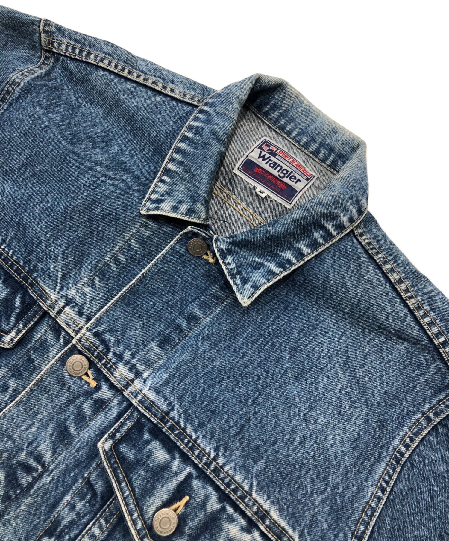 中古・古着通販】Wrangler (ラングラー) デニムジャケット インディゴ