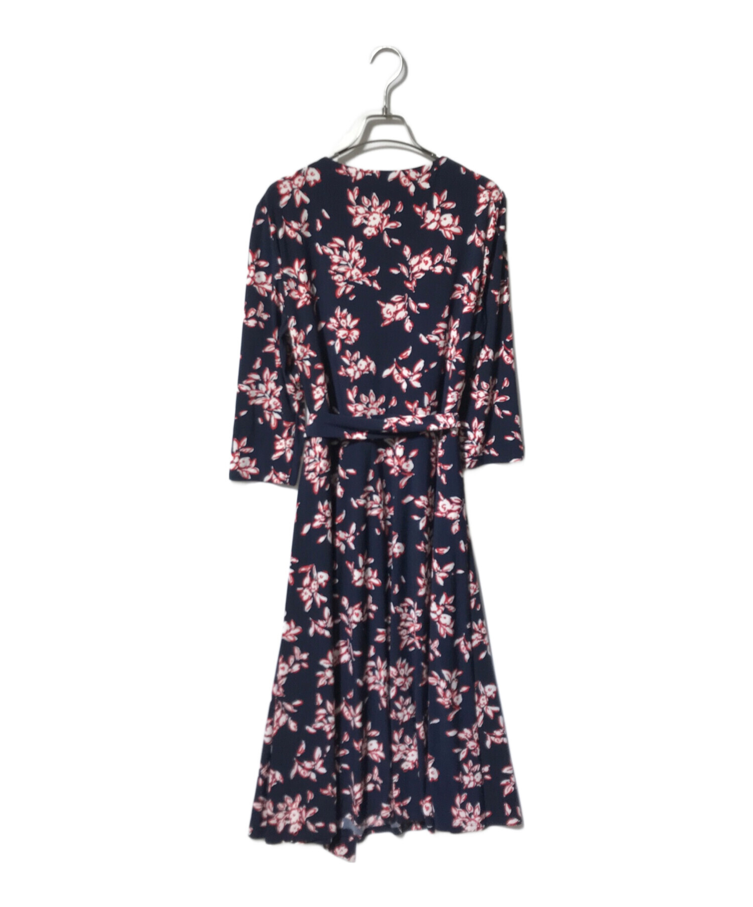 ★LAUREN RALPH LAUREN★花柄★長袖★ワンピース★花柄★8★ 中古・古着通販】RALPH LAUREN (ラルフローレン) 花柄総柄ワンピース