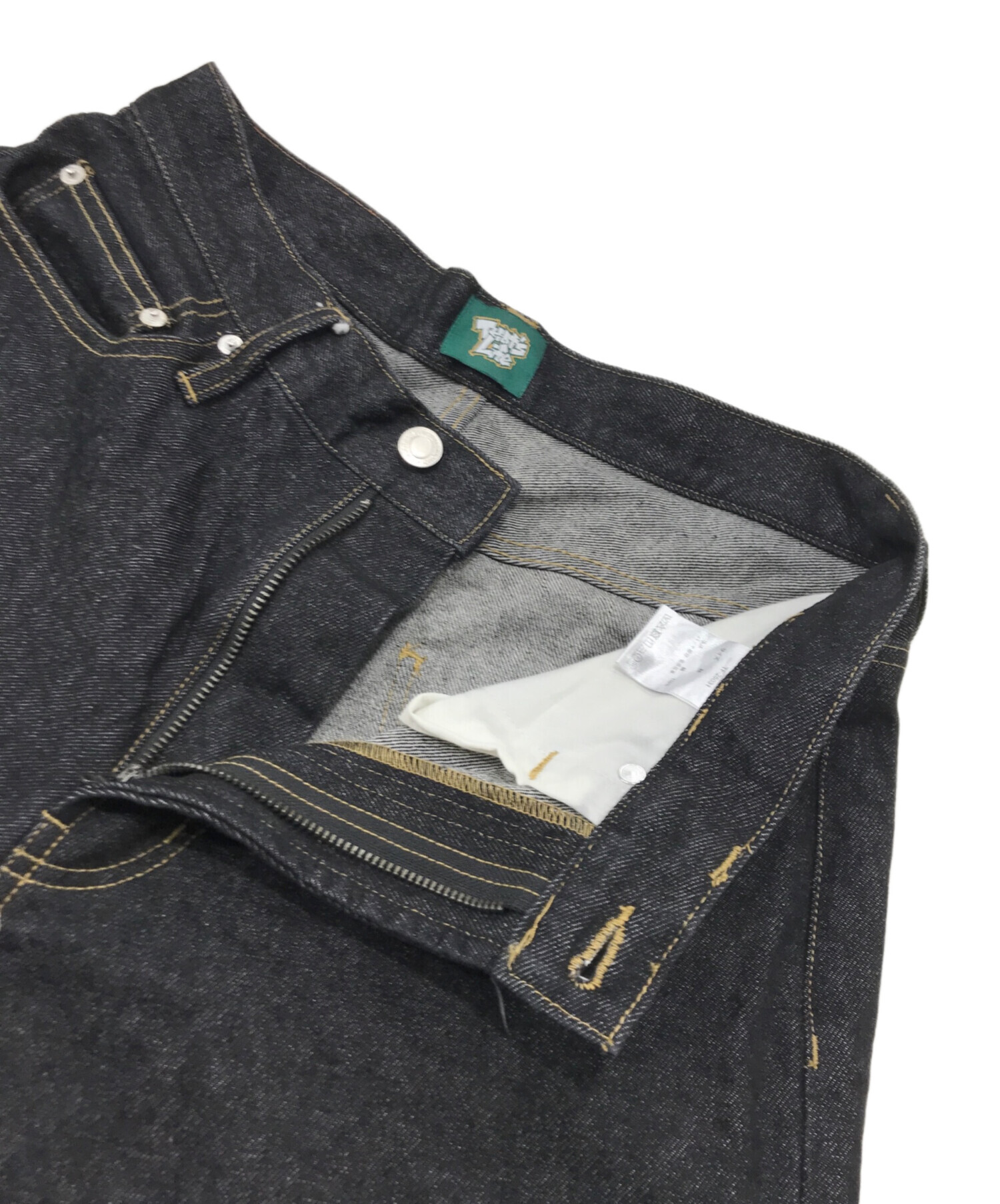 【完売品】 即日発送 that's life バギーデニム ブラック XL 中古・古着通販】that's life (ザッツ ライフ) リジットバギーデニム