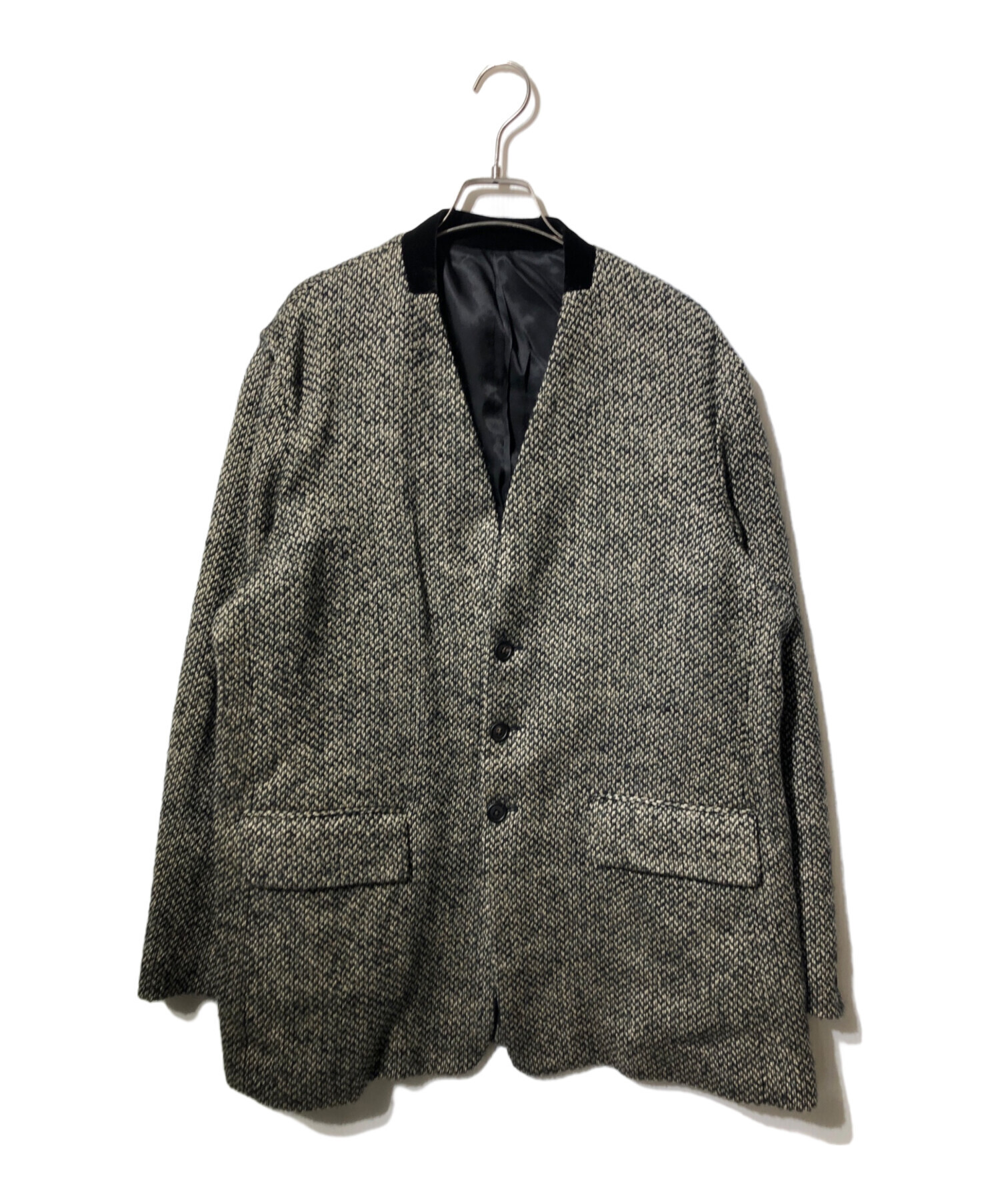 中古・古着通販】BISOWN (ビソウン) MIXTWEED JACKET ミックスツイード