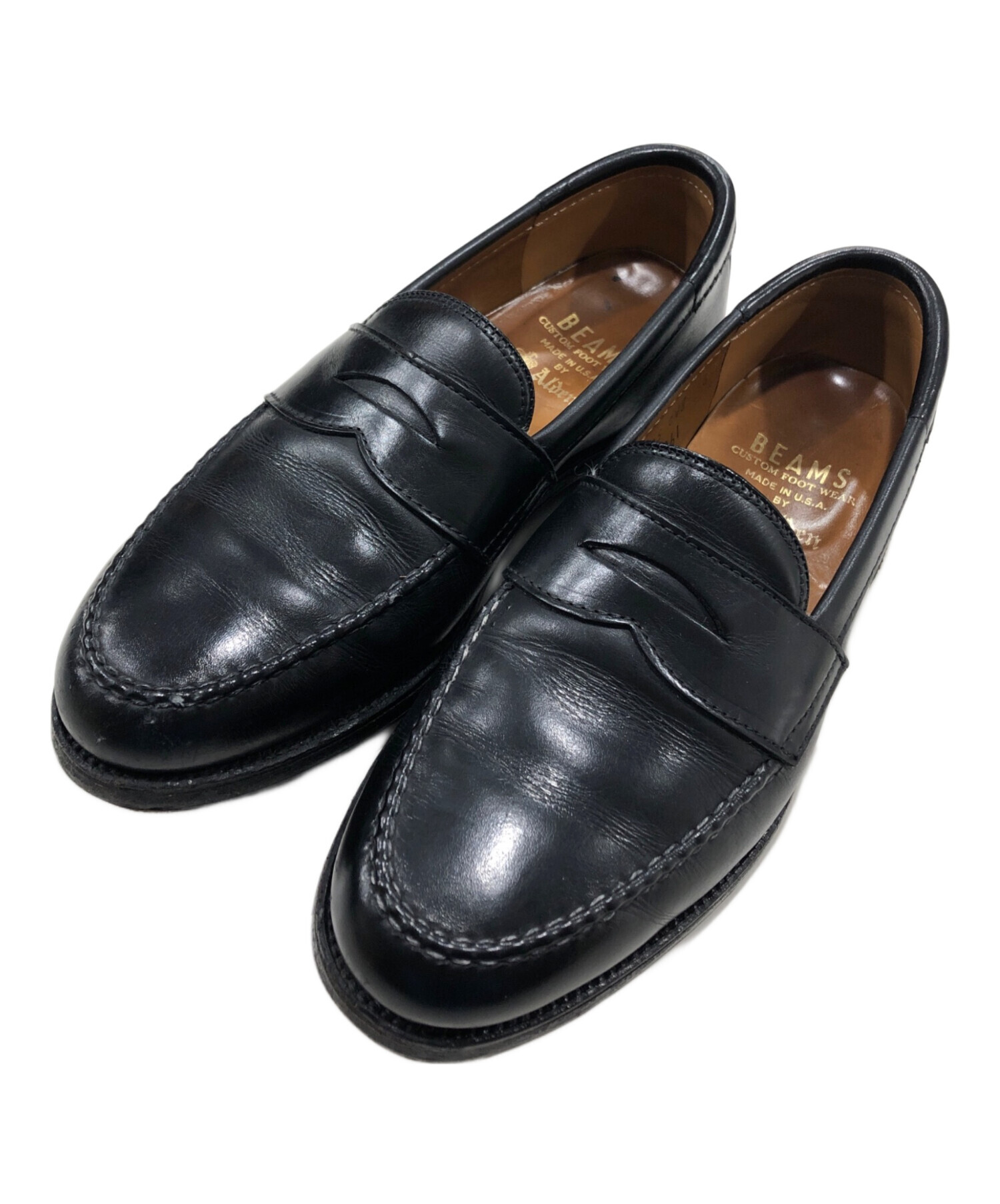 中古・古着通販】Alden (オールデン) BEAMS (ビームス) コインローファー/ビームスプラス別注 ブラック サイズ:6D｜ブランド・古着通販  トレファク公式【TREFAC FASHION】スマホサイト