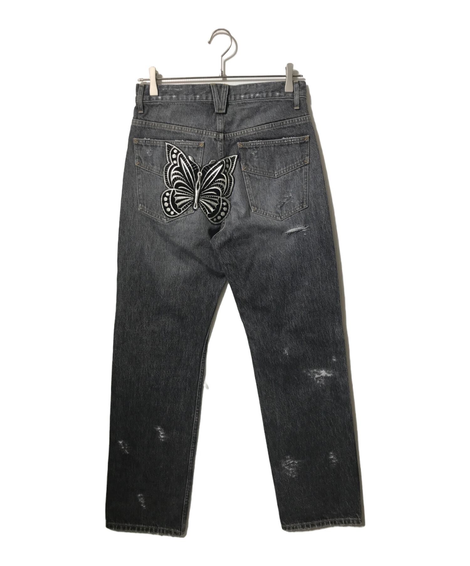中古・古着通販】Needles (ニードルズ) DENIM PAPILLON グレー サイズ