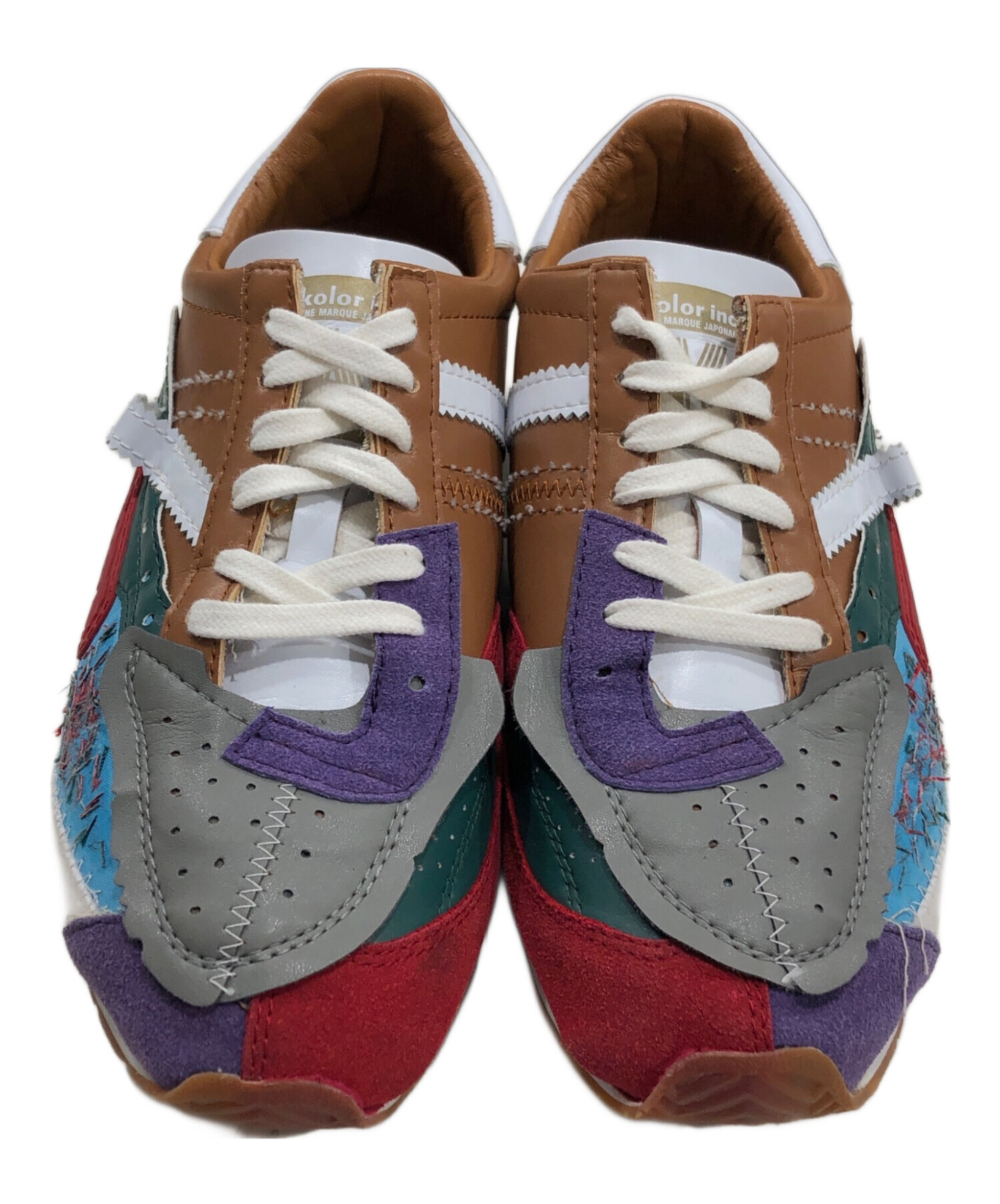 中古・古着通販】KOLOR (カラー) パッチワークスニーカー マルチカラー
