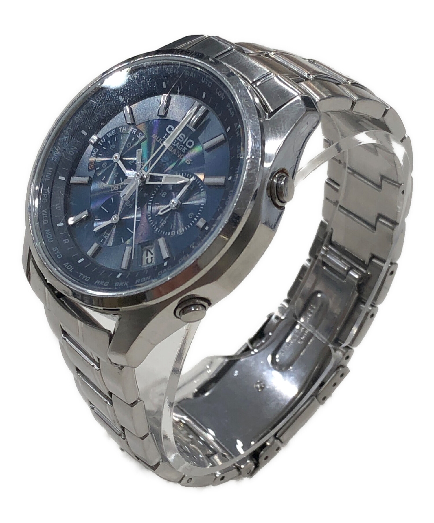 中古・古着通販】CASIO (カシオ) LINEAGE/ソーラークロノグラフ 