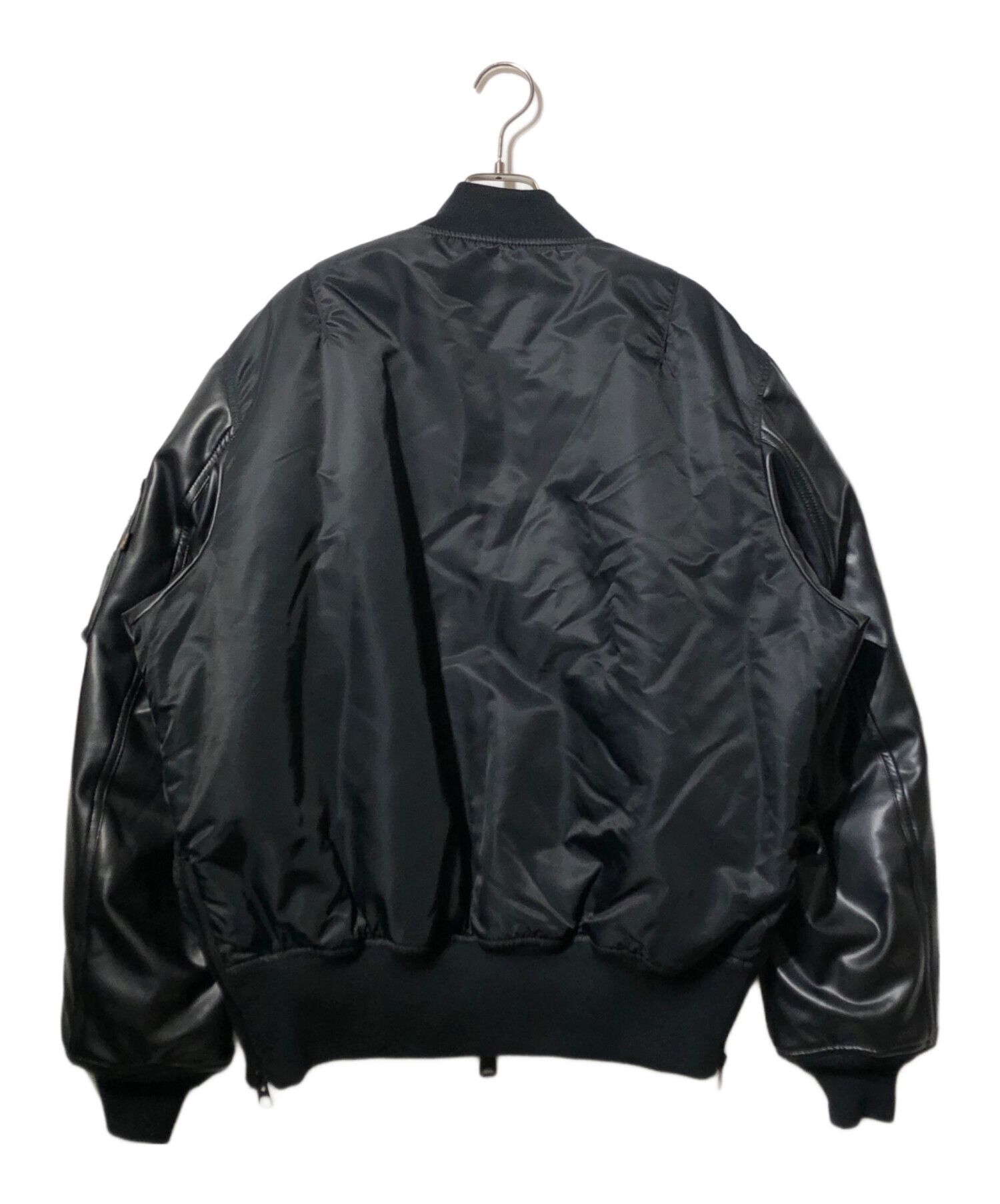 中古・古着通販】ALPHA (アルファ) フライトジャケット ブラック