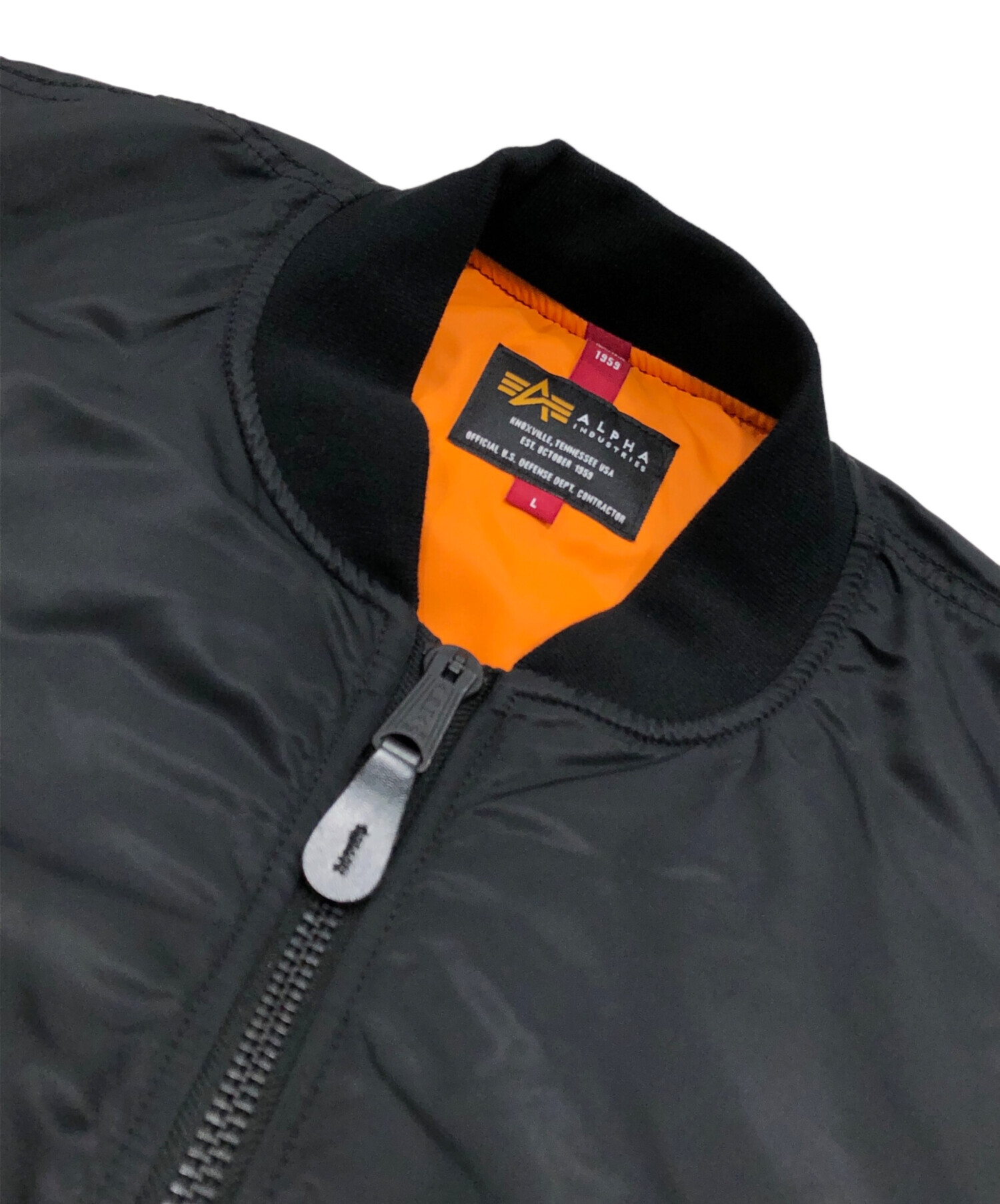 中古・古着通販】ALPHA (アルファ) フライトジャケット ブラック