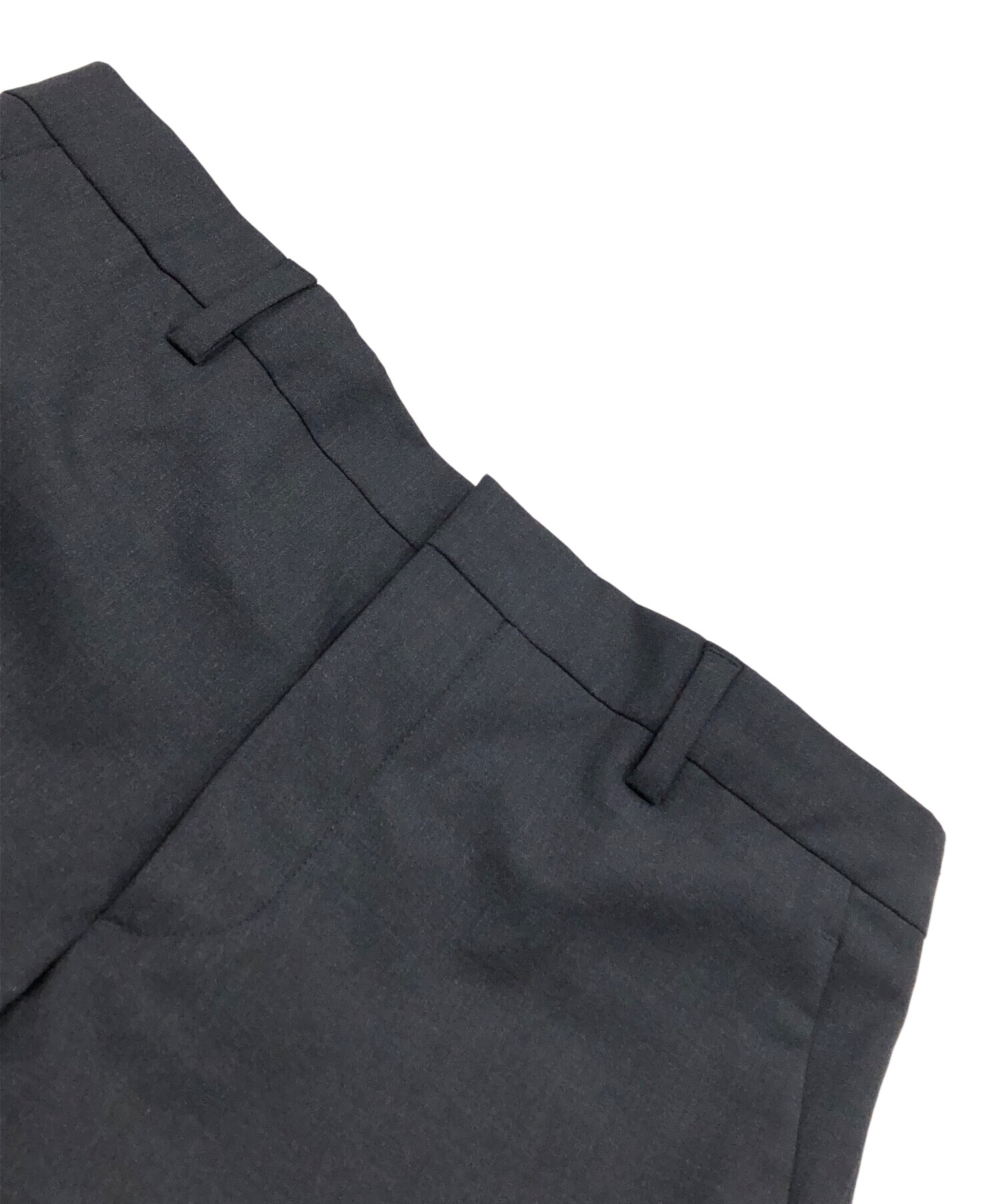 中古・古着通販】PRADA (プラダ) ウールスラックス ネイビー サイズ:44