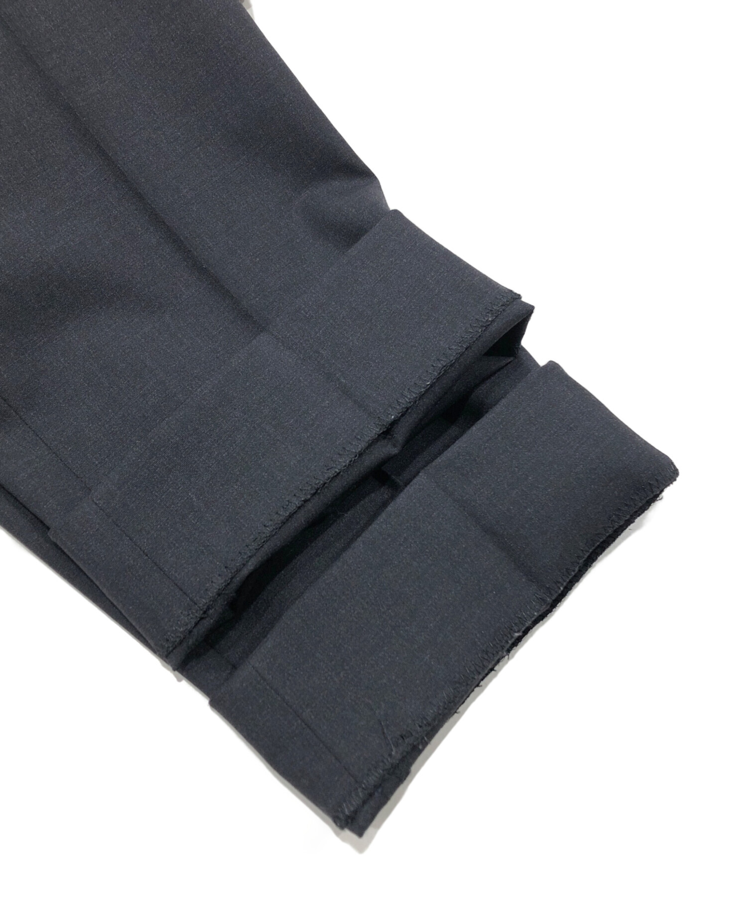 中古・古着通販】PRADA (プラダ) ウールスラックス ネイビー サイズ:44