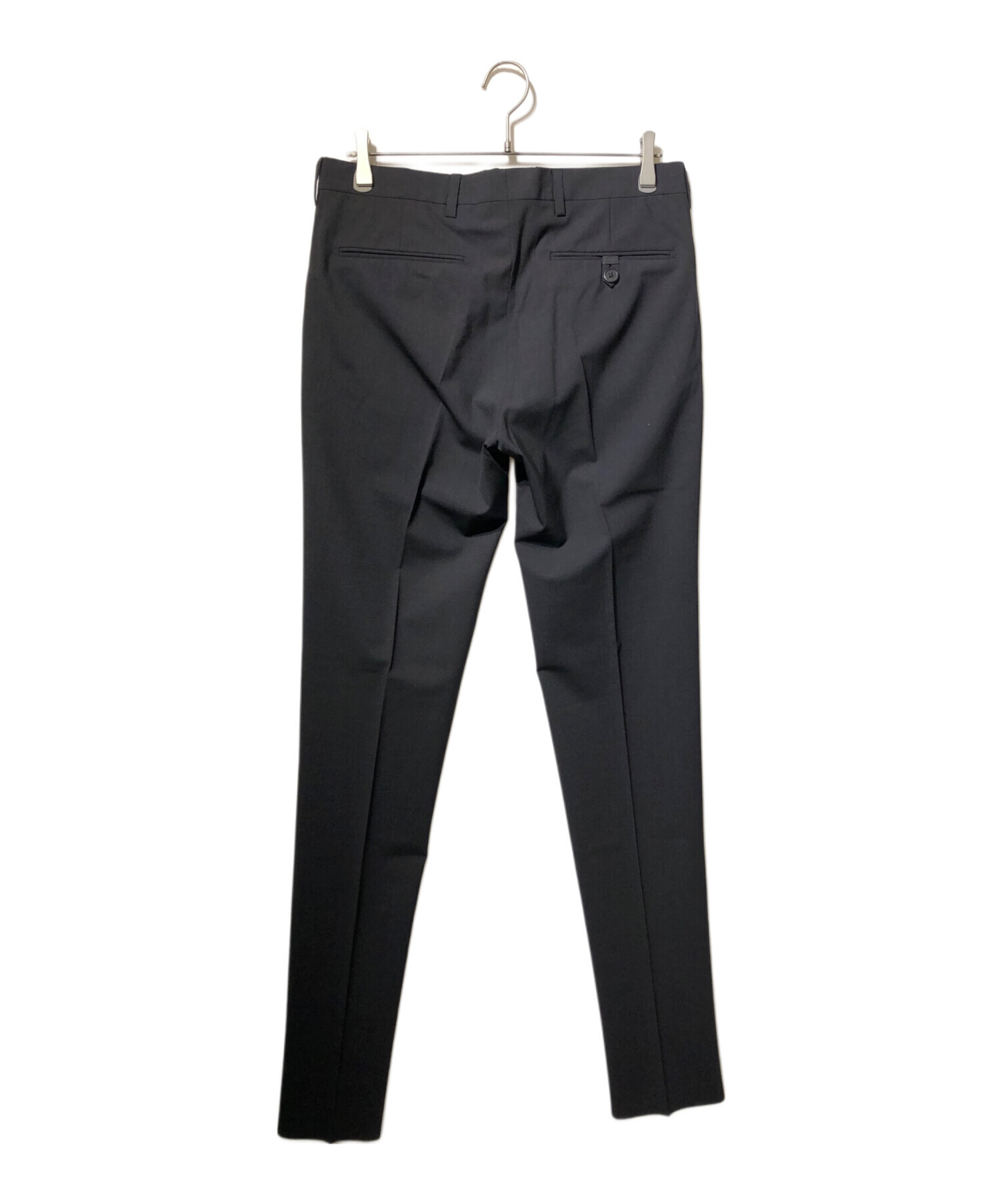 中古・古着通販】PRADA (プラダ) ウールスラックス グレー サイズ:46