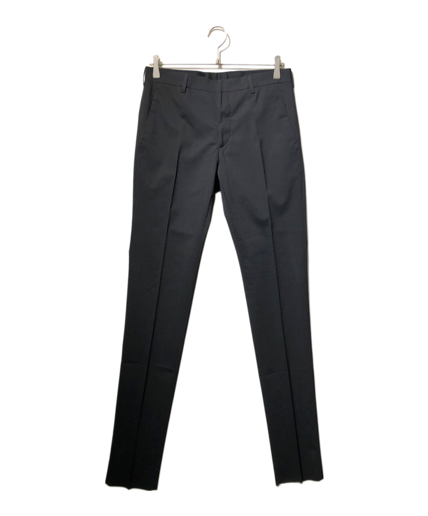 中古・古着通販】PRADA (プラダ) ウールスラックス グレー サイズ:44