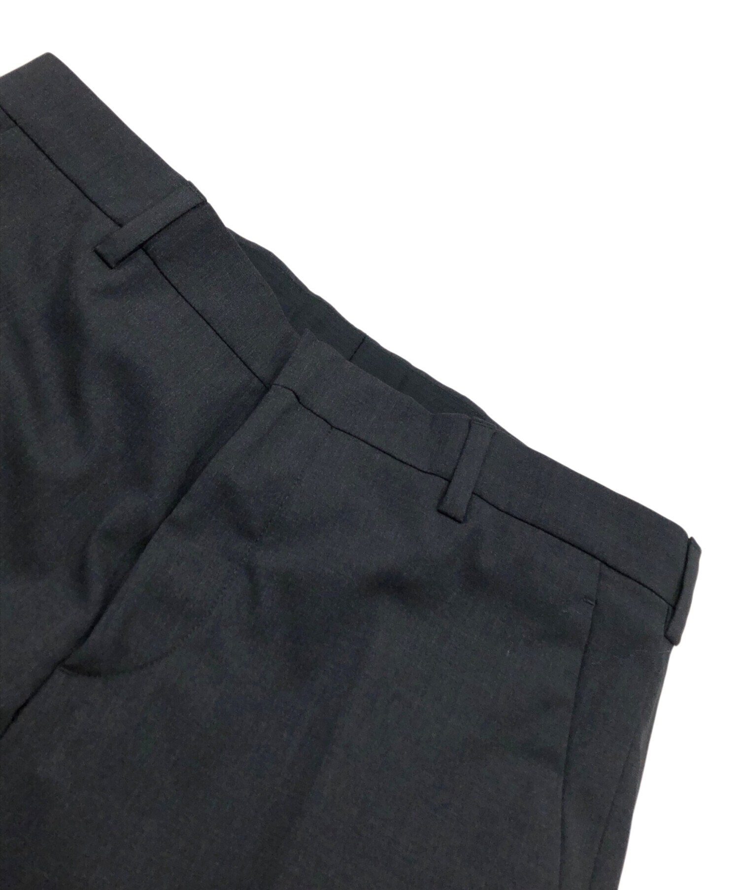中古・古着通販】PRADA (プラダ) ウールスラックス グレー サイズ:44