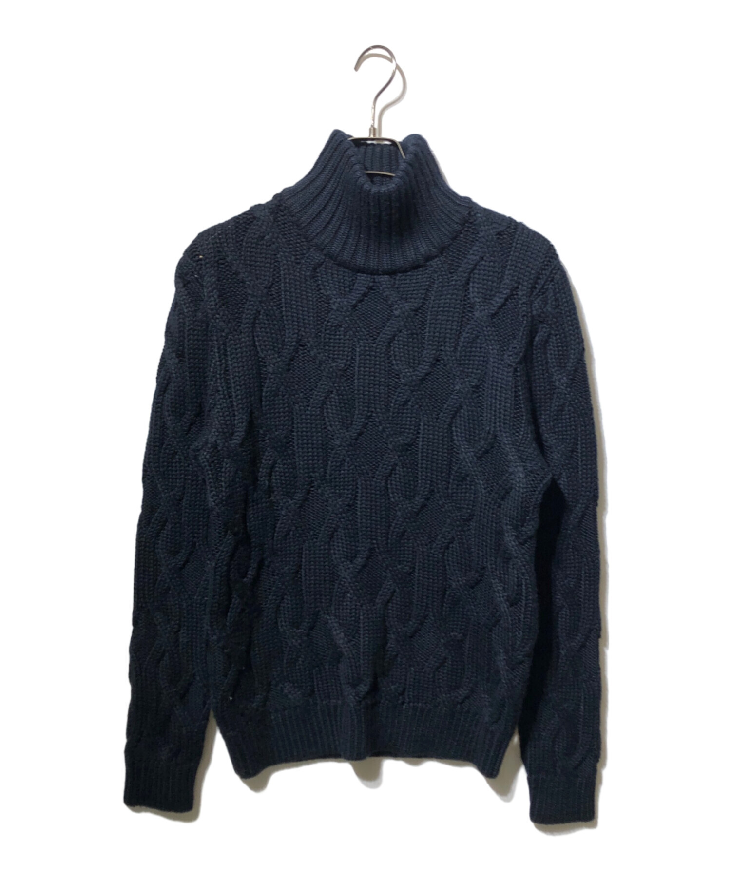 中古・古着通販】Sandro (サンドロ) ウールニット ネイビー 中古・古着通販】Sandro (サンドロ) ウールニット ネイビー
