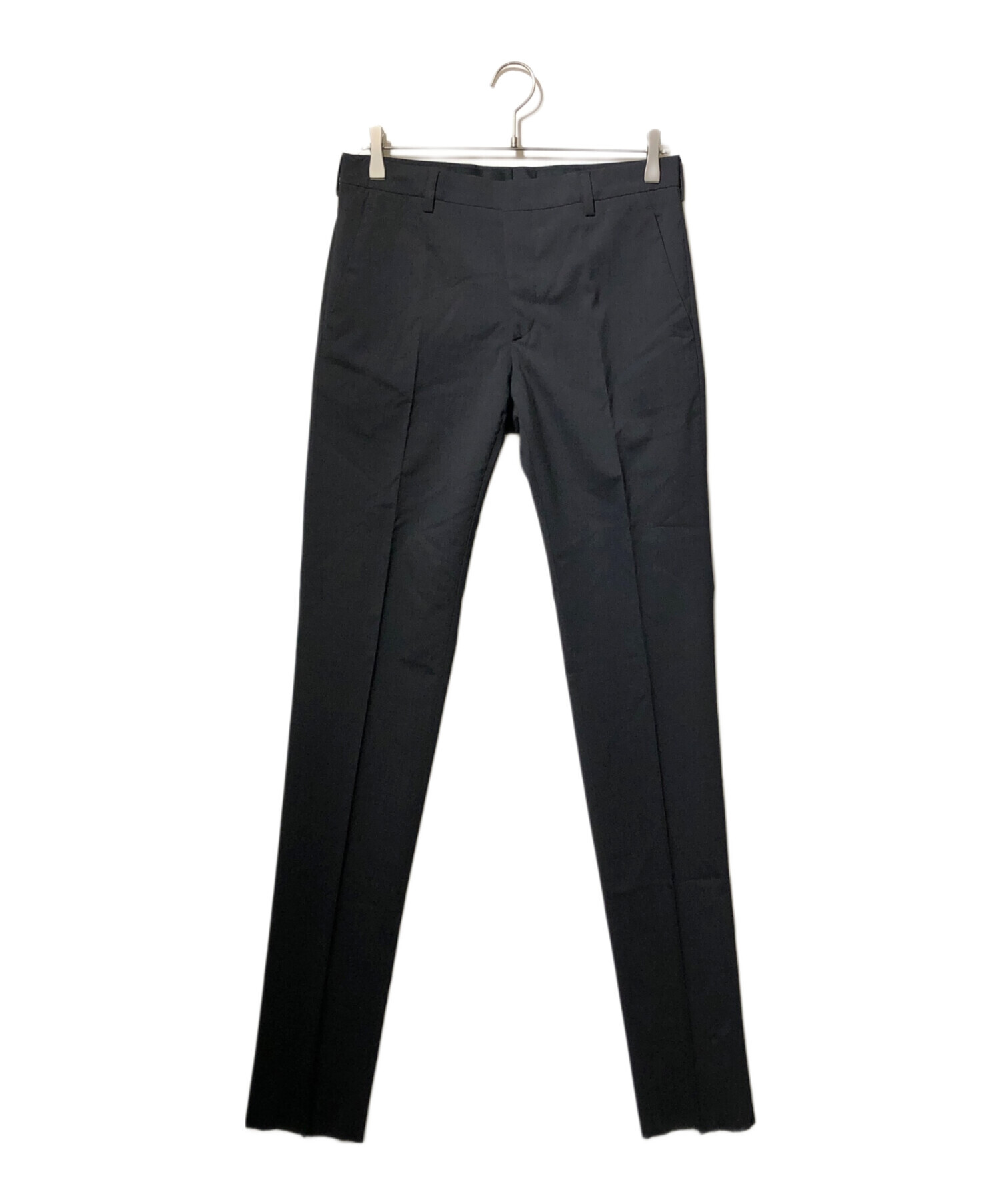 中古・古着通販】PRADA (プラダ) ウールスラックス ネイビー サイズ:44