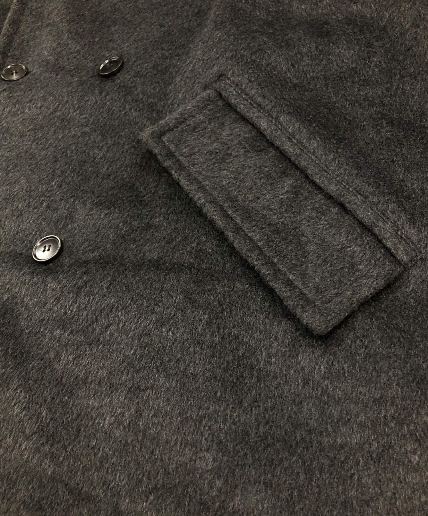 中古・古着通販】SINSS (シンス) Shaggy oversized coat/コート グレー