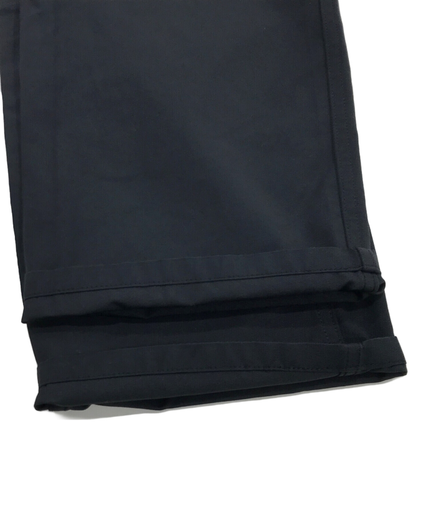 ヘルムートラング パンツ ブラック SIZE 48 ヘルムートラングHELMUT LANG ウール裾ゴムパンツ 黒0 (K-164852)