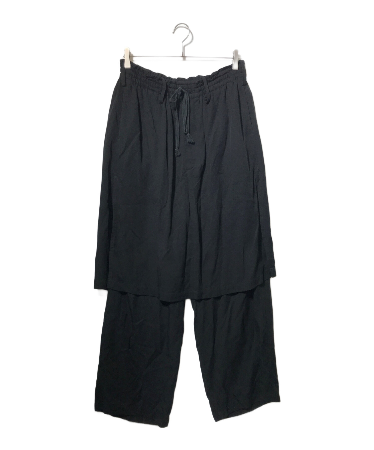 中古・古着通販】s'yte (サイト) 袴パンツ ブラック サイズ:34