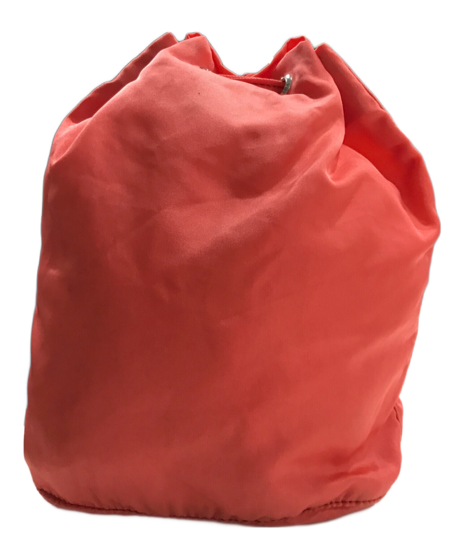 中古・古着通販】PRADA (プラダ) ナイロン巾着バッグ オレンジ