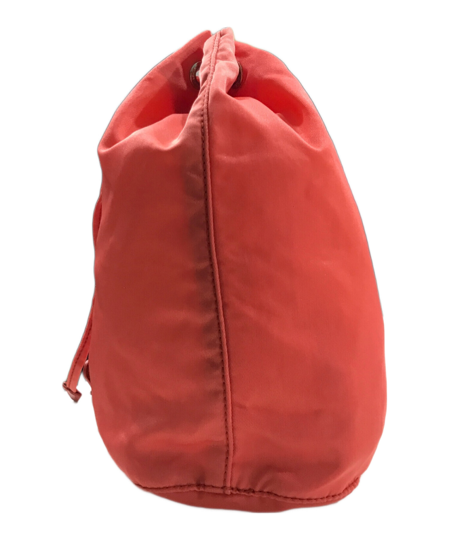 未使用級PRADA巾着バッグ 中古・古着通販】PRADA (プラダ) 巾着バッグ ブルー サイズ