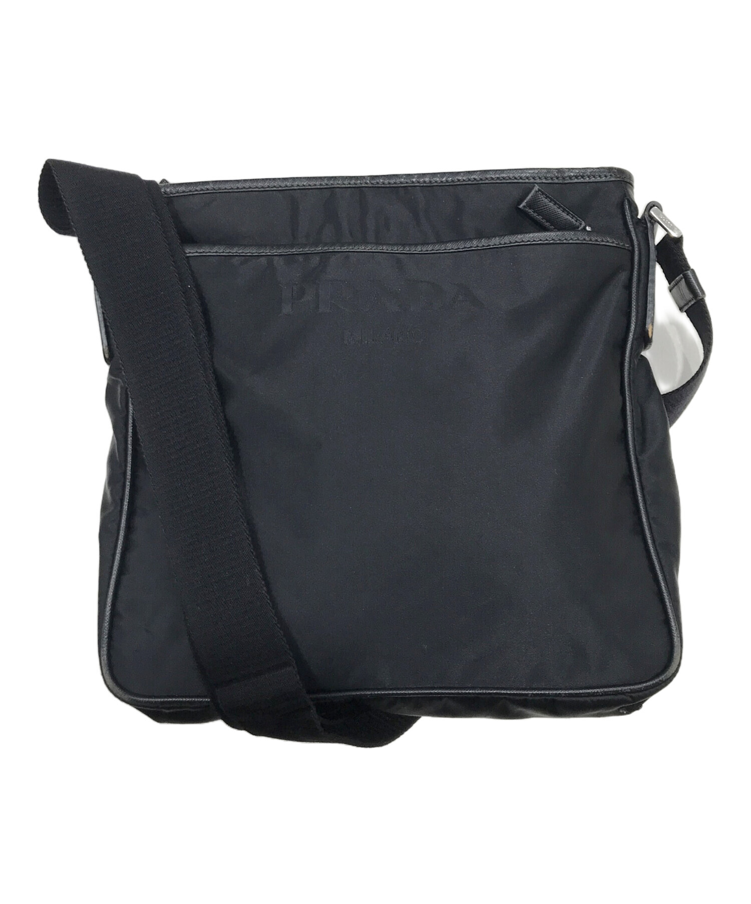 中古・古着通販】PRADA (プラダ) サフィアーノ/ナイロンショルダー
