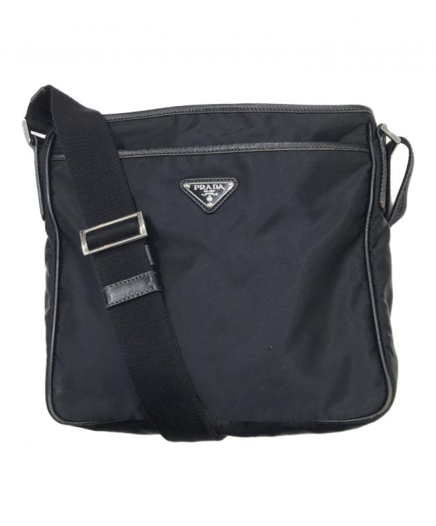 中古・古着通販】PRADA (プラダ) サフィアーノ/ナイロンショルダー