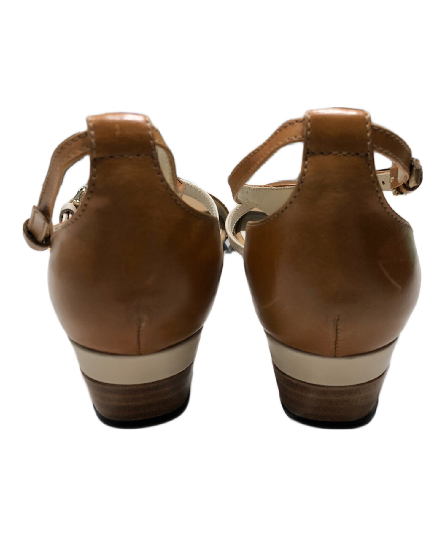 中古・古着通販】TOD'S (トッズ) レザーサンダル/ミュール ブラウン 中古・古着通販】TOD'S (トッズ) レザーサンダル/ミュール ブラウン