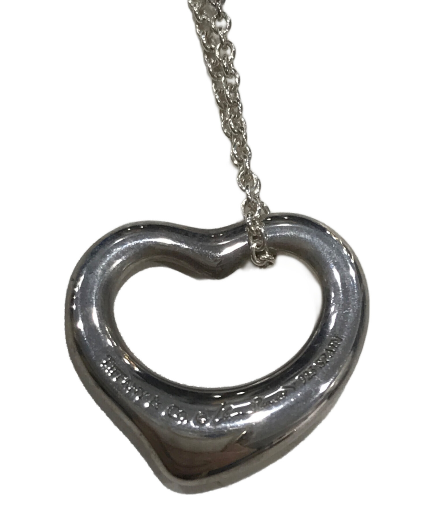 【中古】ティファニー オープンハート ネックレス 925 中古・古着通販】TIFFANY & Co. (ティファニー) オープンハート