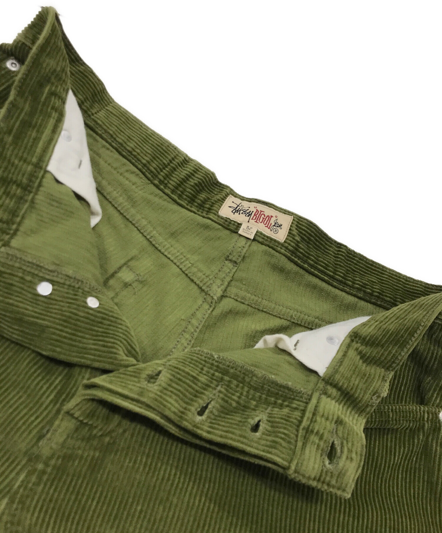 中古・古着通販】stussy (ステューシー) コーデュロイパンツ グリーン