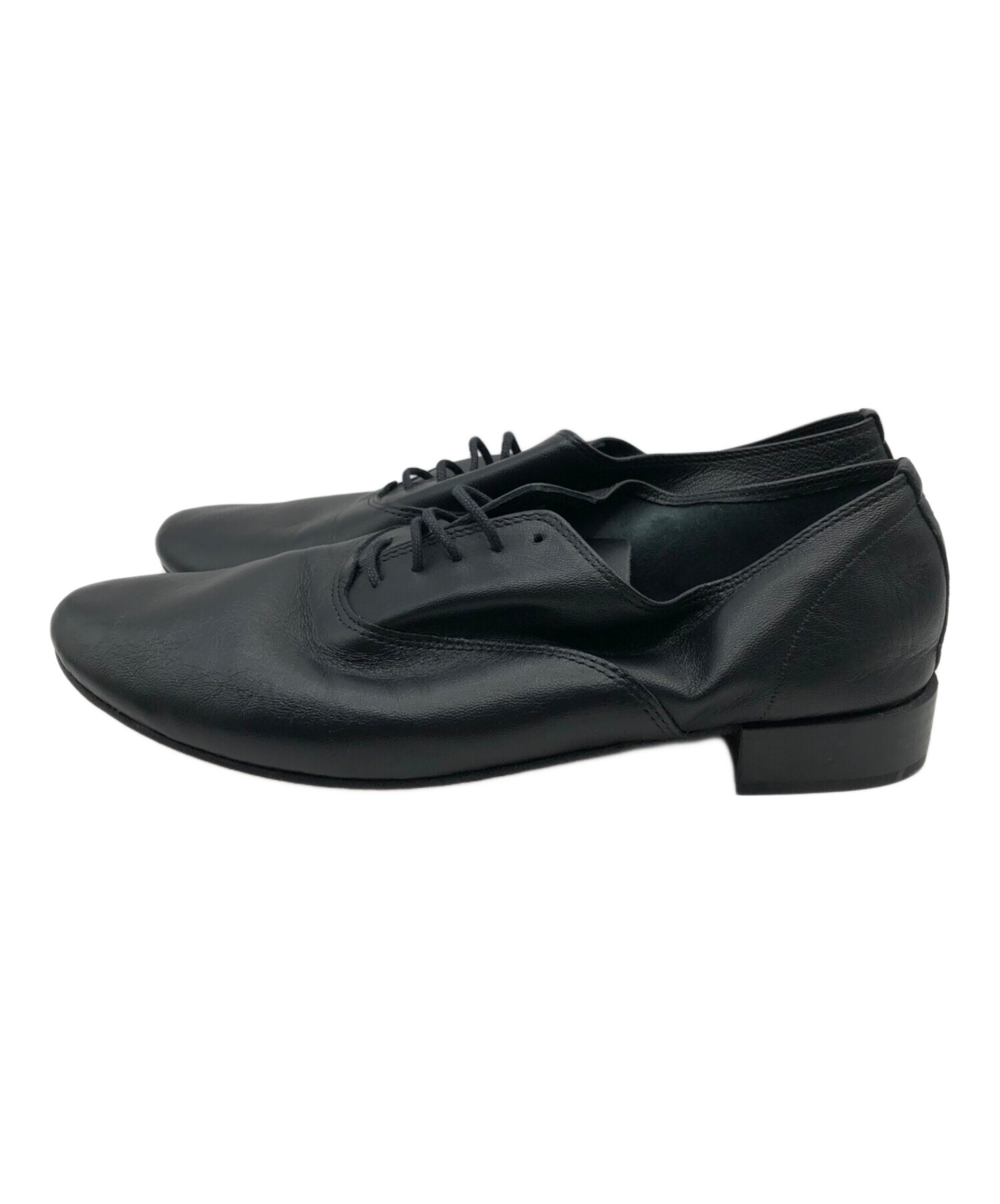 レペット　バレエシューズ　ブラック 38.5 中古・古着通販】repetto (レペット) レザーシューズ/バレエシューズ
