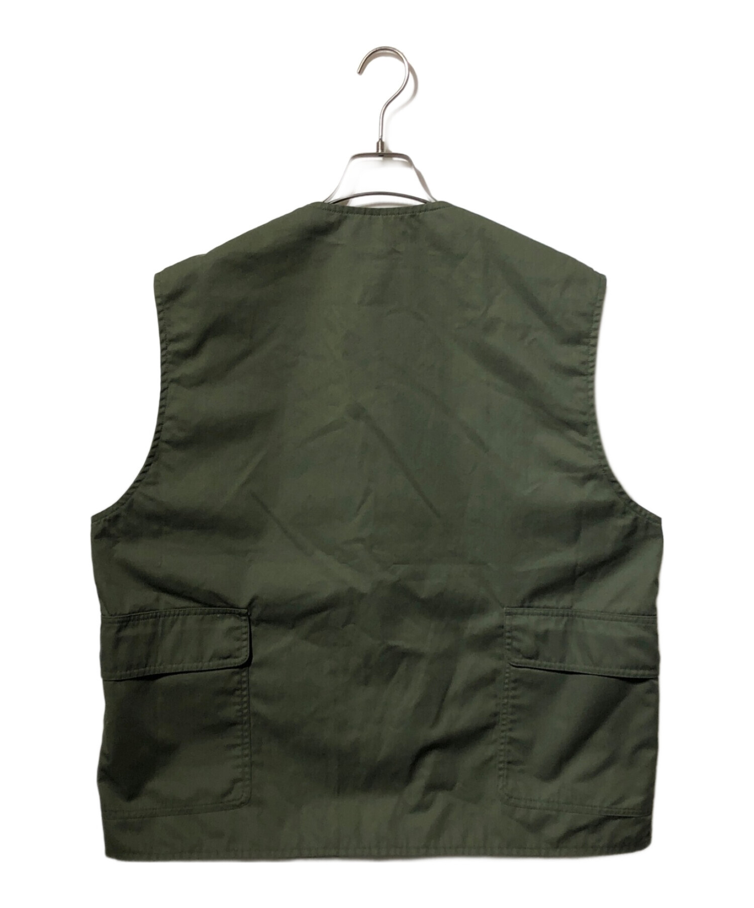 中古・古着通販】FTC (エフティーシー) TWILL WORK VEST オリーブ