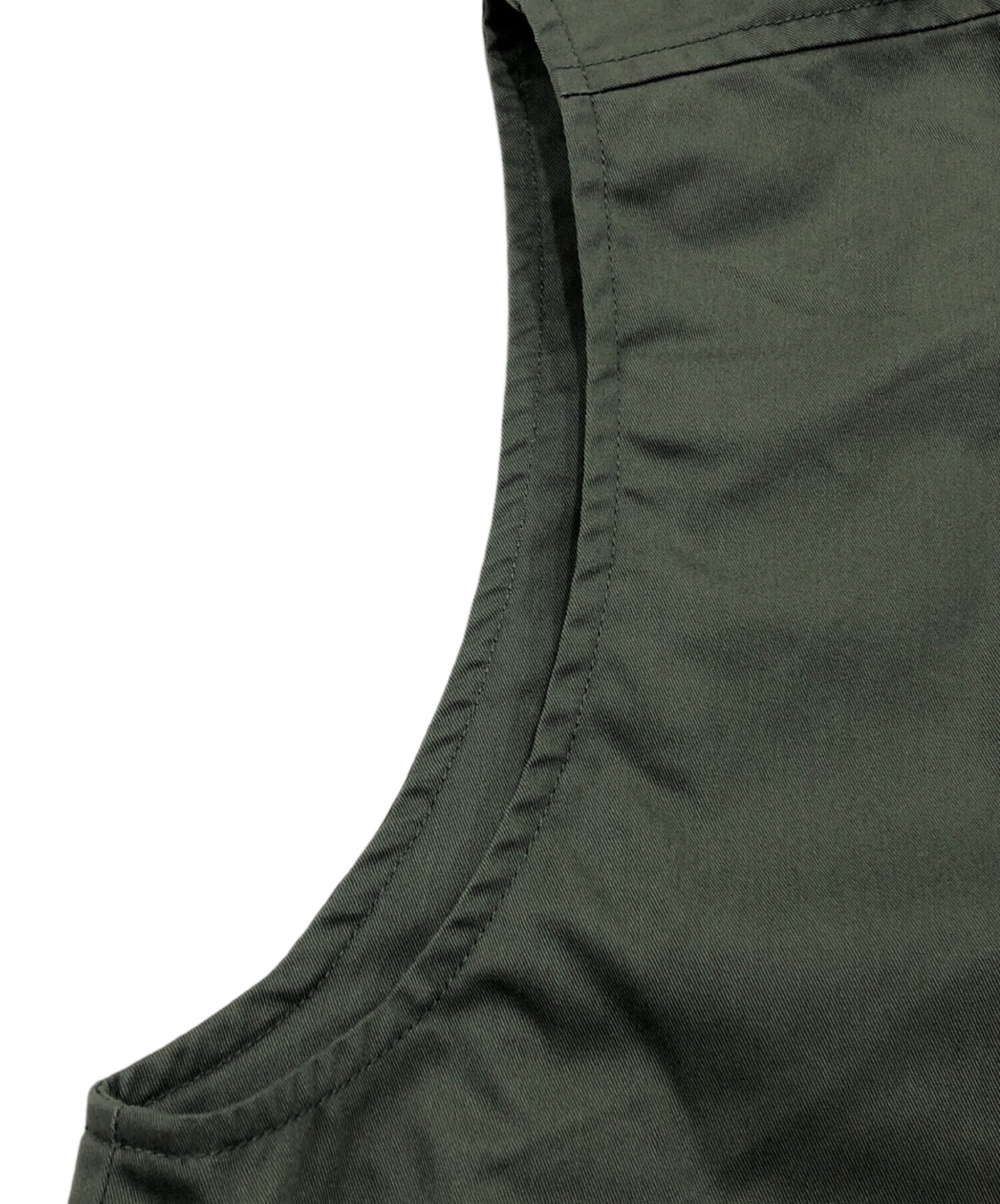 中古・古着通販】FTC (エフティーシー) TWILL WORK VEST オリーブ