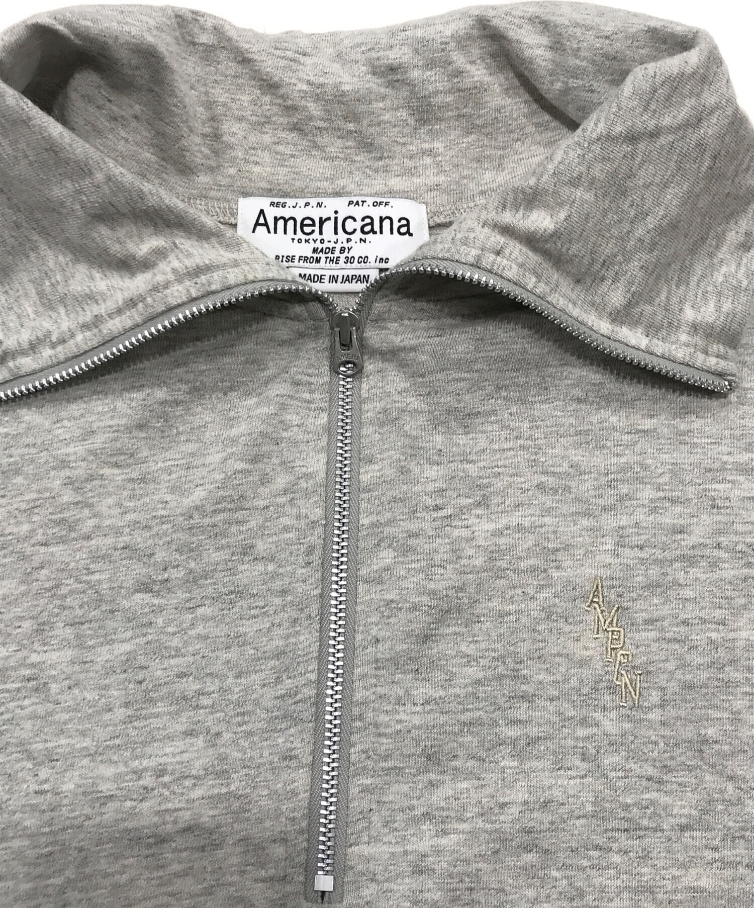 中古・古着通販】Americana (アメリカーナ) ハーフジップカットソー 