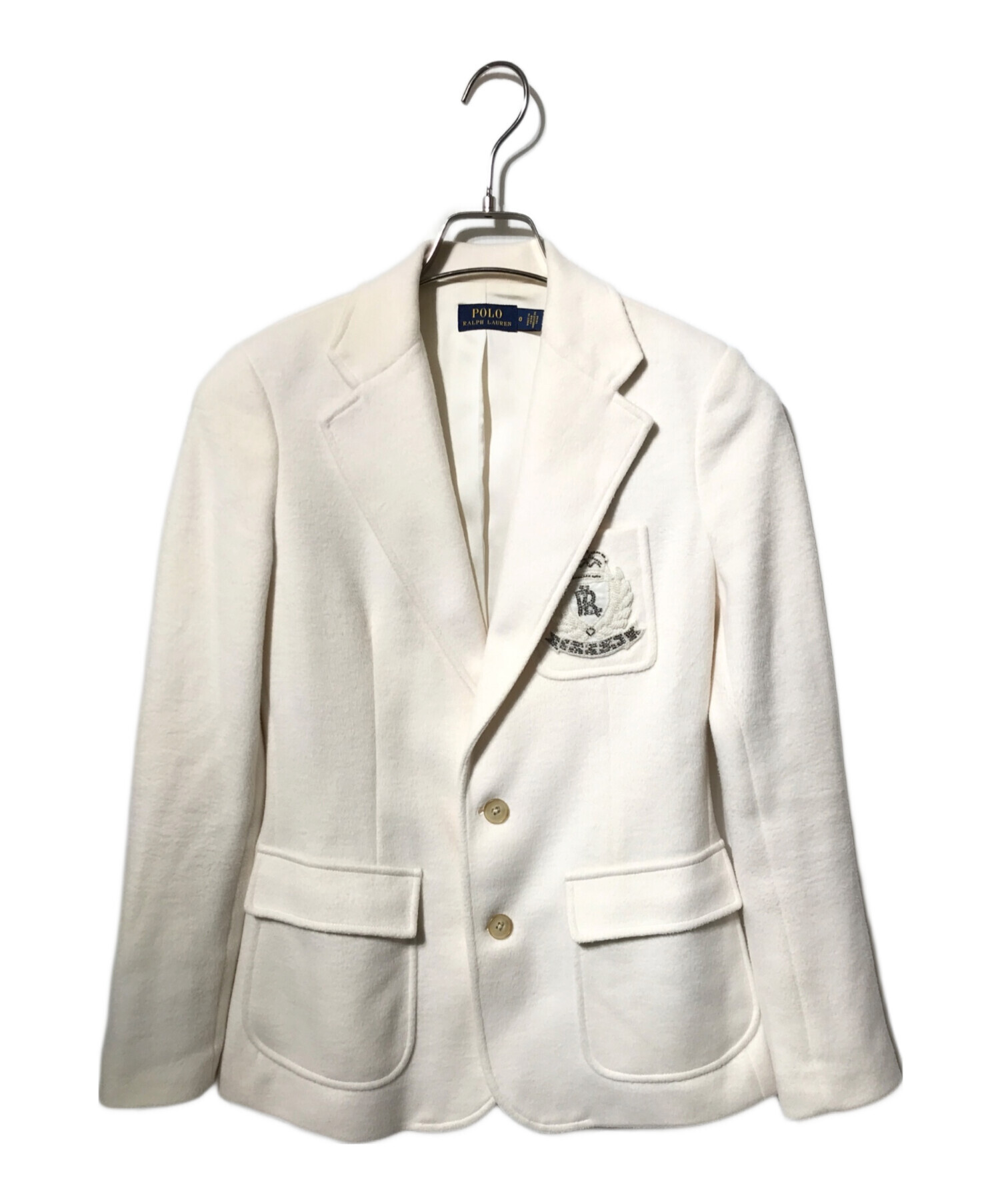LA5330 イタリア製 ポロバイラルフローレン シルクテーラードジャケット34 中古・古着通販】POLO RALPH LAUREN (ポロ・ラルフローレン