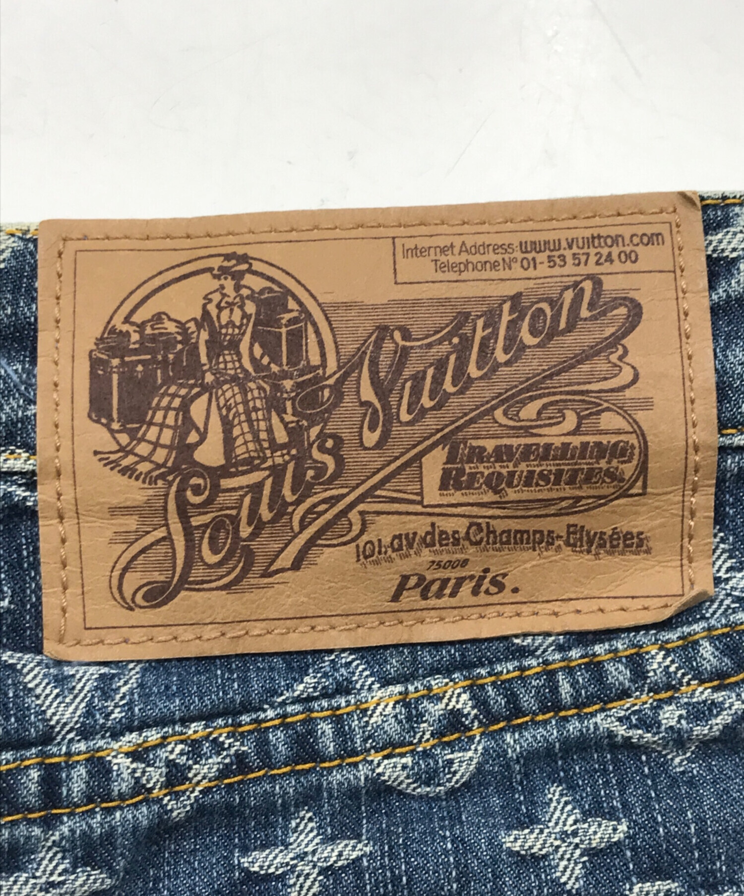 中古・古着通販】LOUIS VUITTON (ルイ ヴィトン) モノグラム デニム