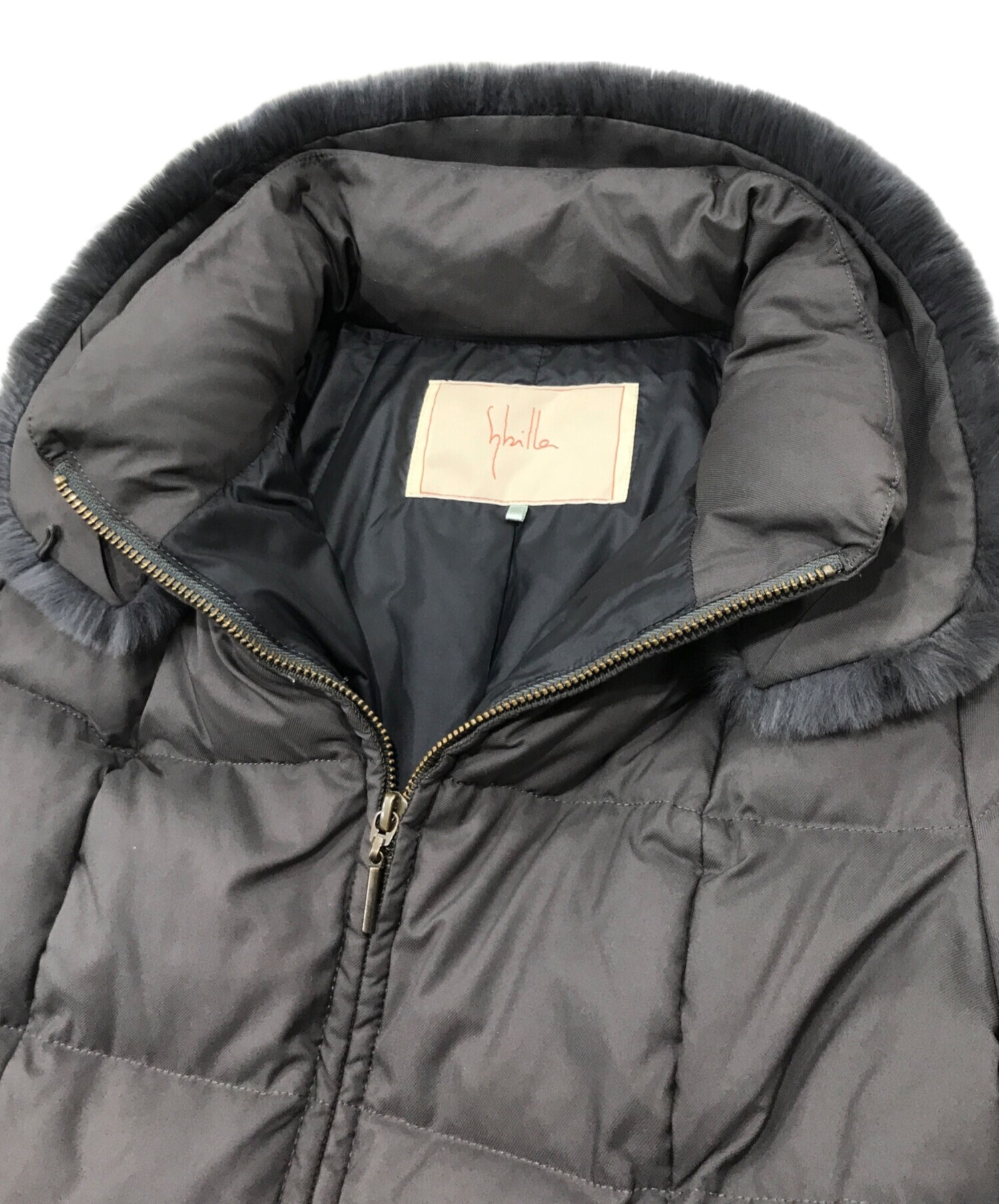 中古・古着通販】Sybilla (シビラ) ドッキングダウンコート グレー