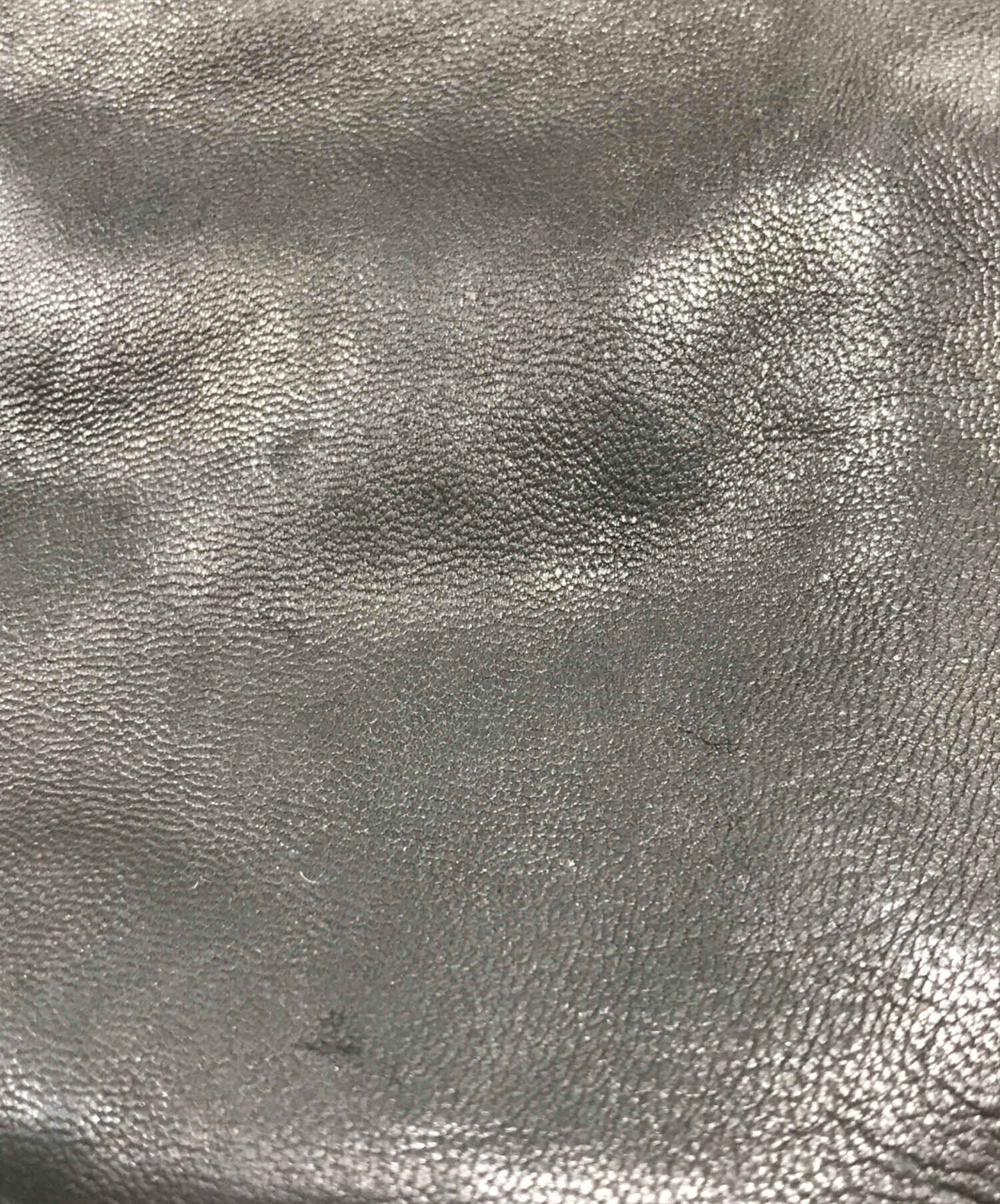 中古・古着通販】GUCCI (グッチ) レザーハンチング ブラック サイズ:M