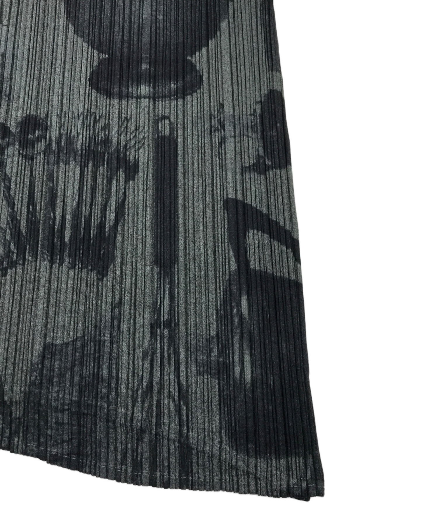 新品未使用PLEATS PLEASEプリーツプリーズスカートJG393タグ付！ プリーツプリーズPLEATS PLEASE タータンチェックプリントプリーツ