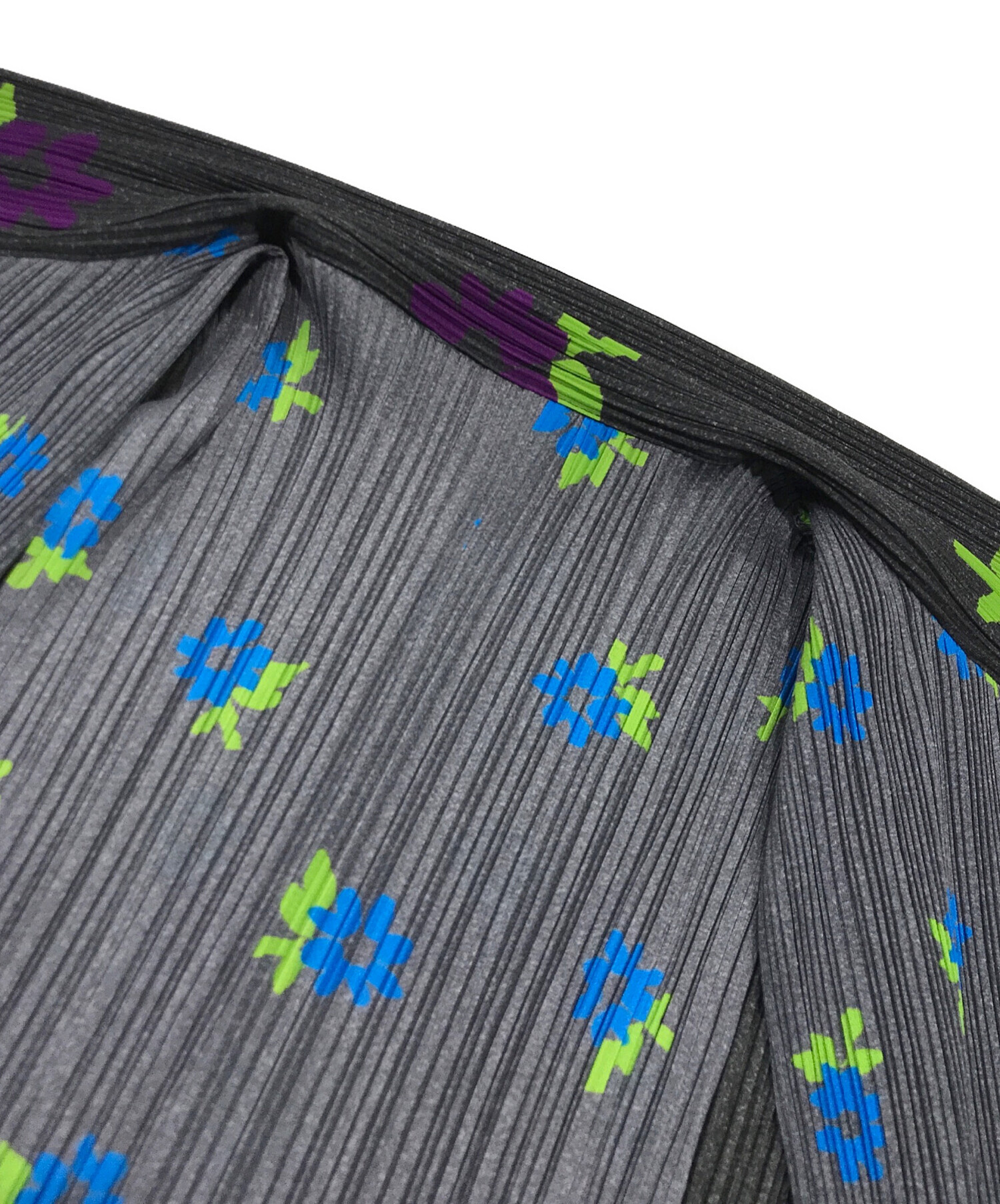 PLEATS PLEASE プリーツカーディガン グレー PLEATS PLEASE ISSEY MIYAKE◇プリーツプリーズイッセイミヤケ