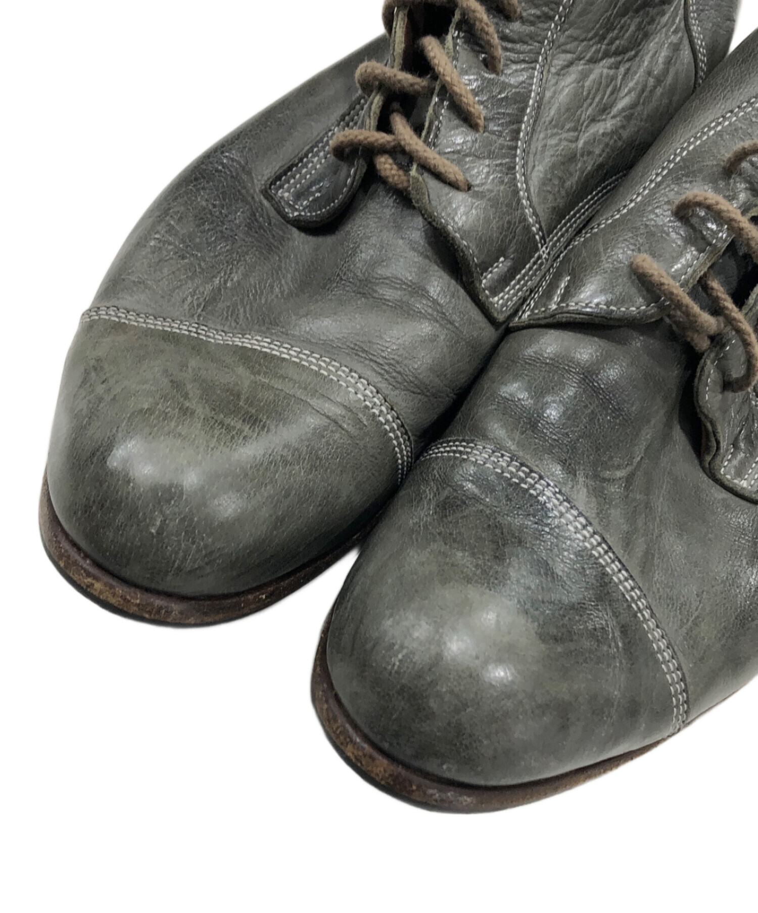 中古・古着通販】MIHARA YASUHIRO (ミハラヤスヒロ) レザーブーツ