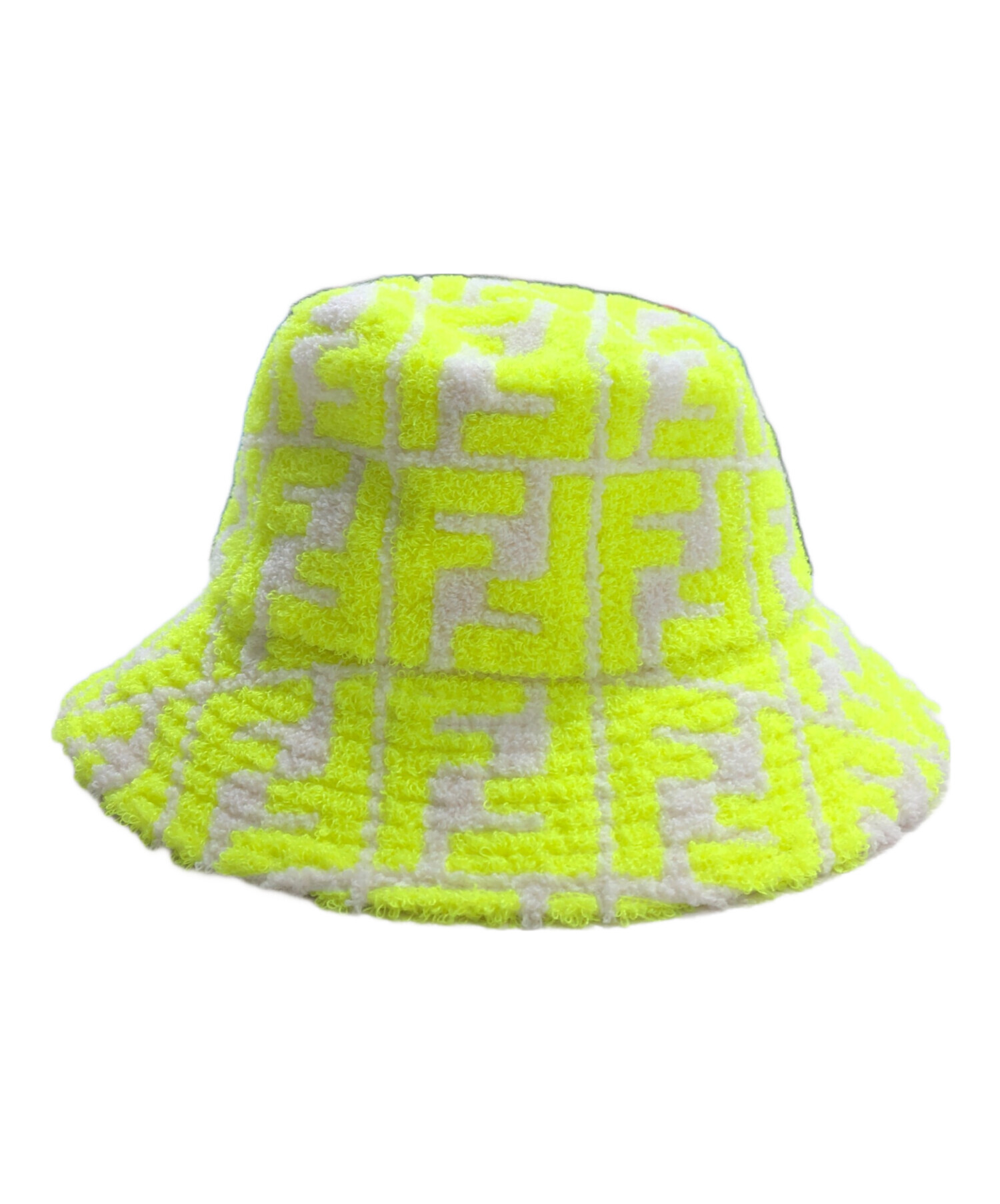 FENDI ファー　バケットハット 中古・古着通販】FENDI (フェンディ) モノグラム パイルバケットハット