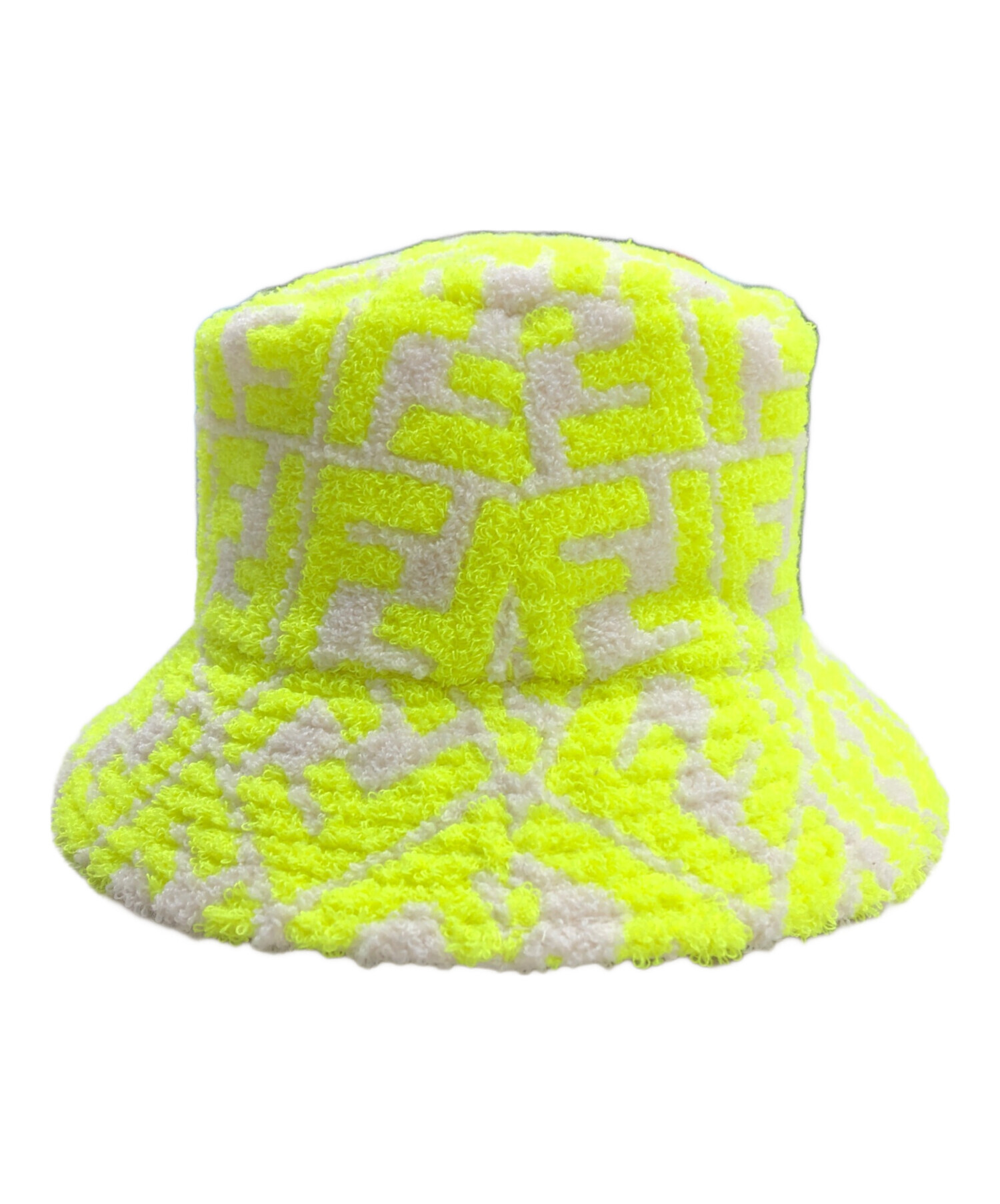 FENDI ファー　バケットハット 中古・古着通販】FENDI (フェンディ) モノグラム パイルバケットハット