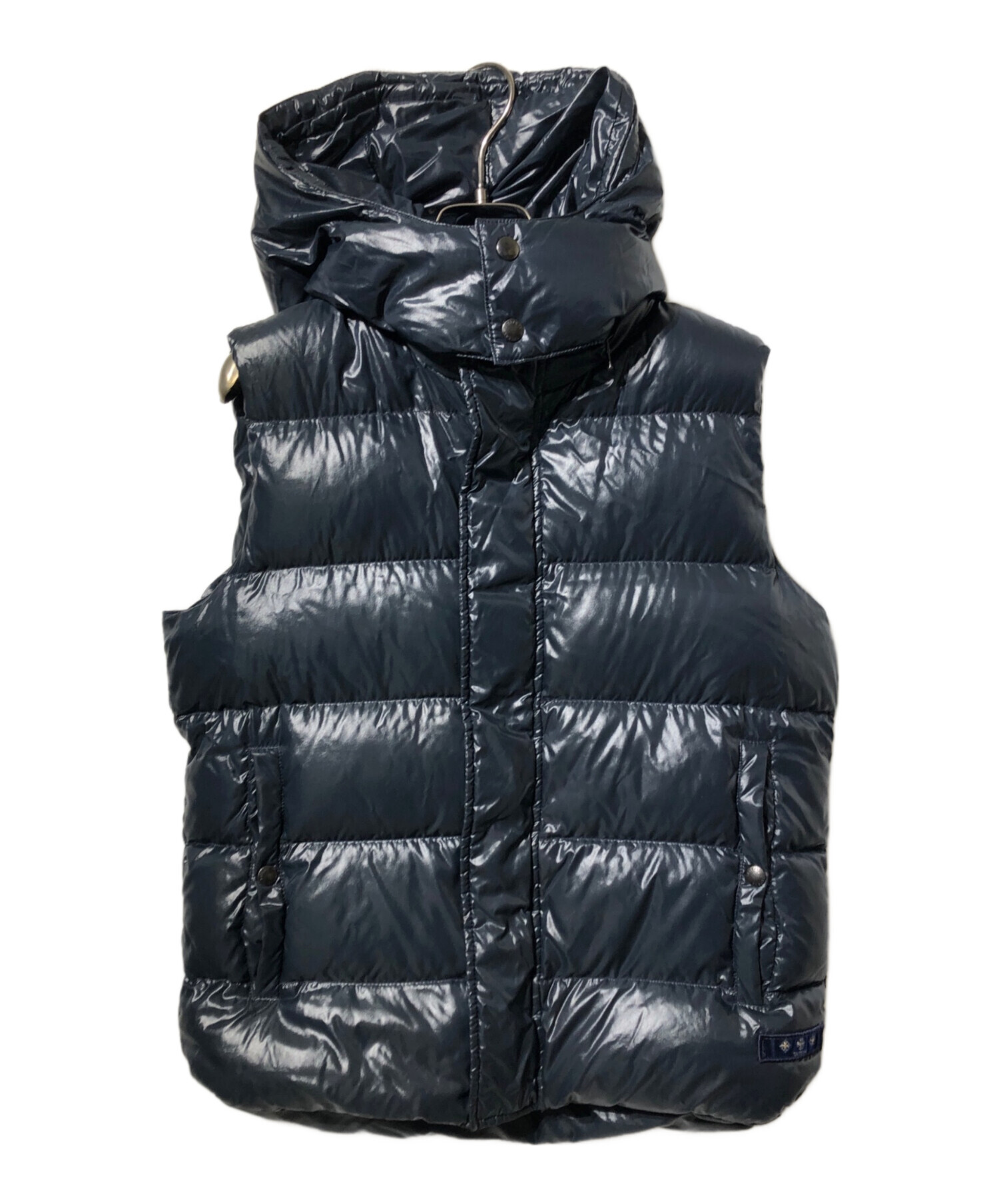 最終値下げTATRAS ネイビー ファー付きダウンベスト 中古・古着通販】TATRAS (タトラス) ダウンベスト ネイビー サイズ:3