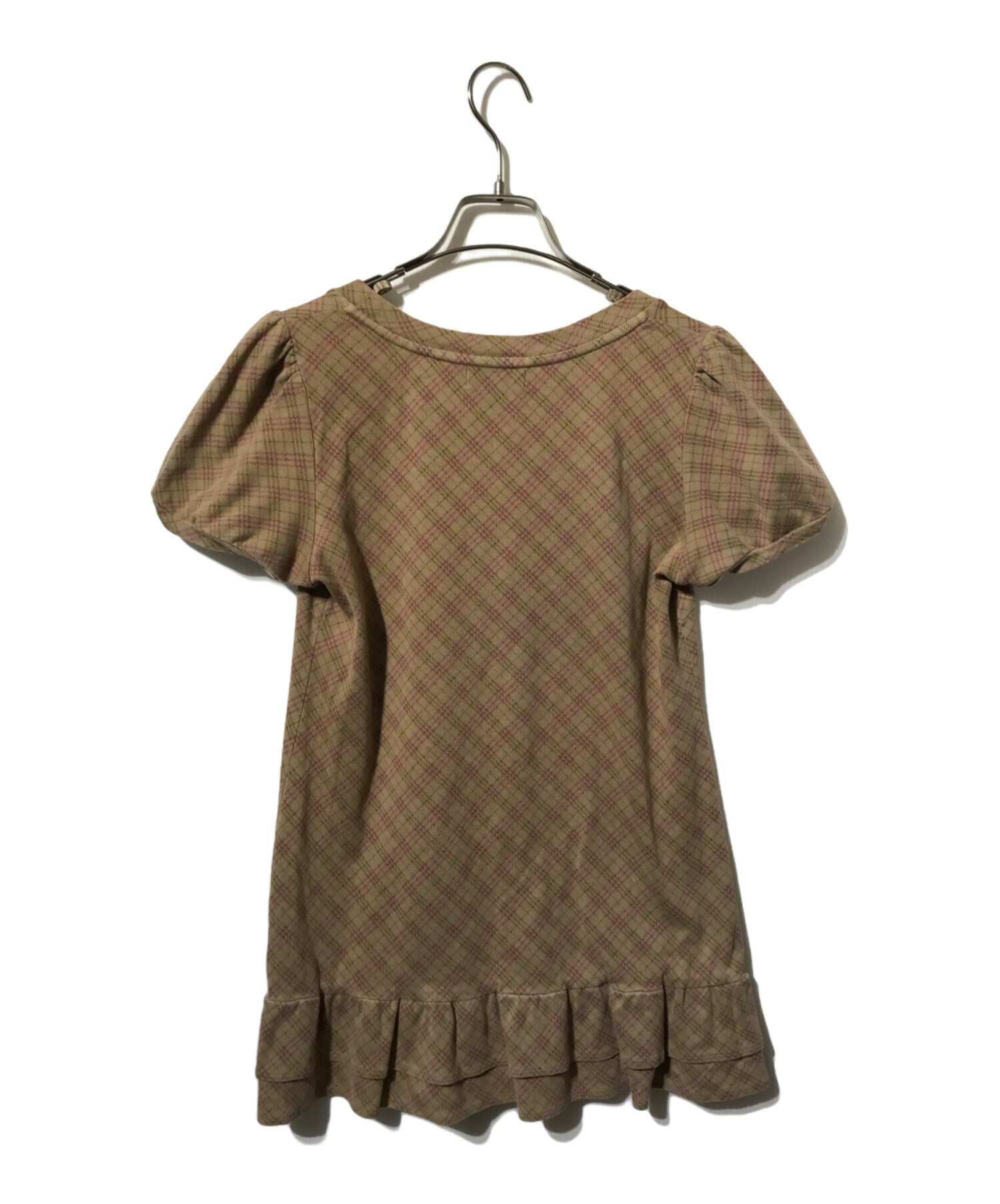 BURBERRY BLUE LABEL トップス チュニック 半袖 38 中古・古着通販】BURBERRY BLUE LABEL (バーバリー ブルー レーベル