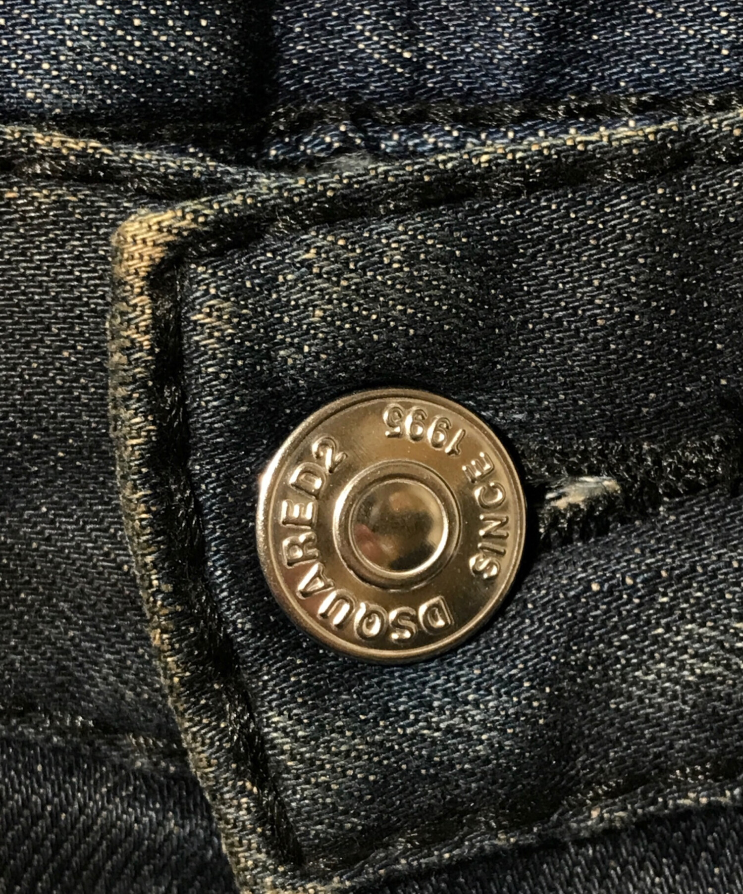 中古・古着通販】DSQUARED2 (ディースクエアード) ステッチ加工デニム