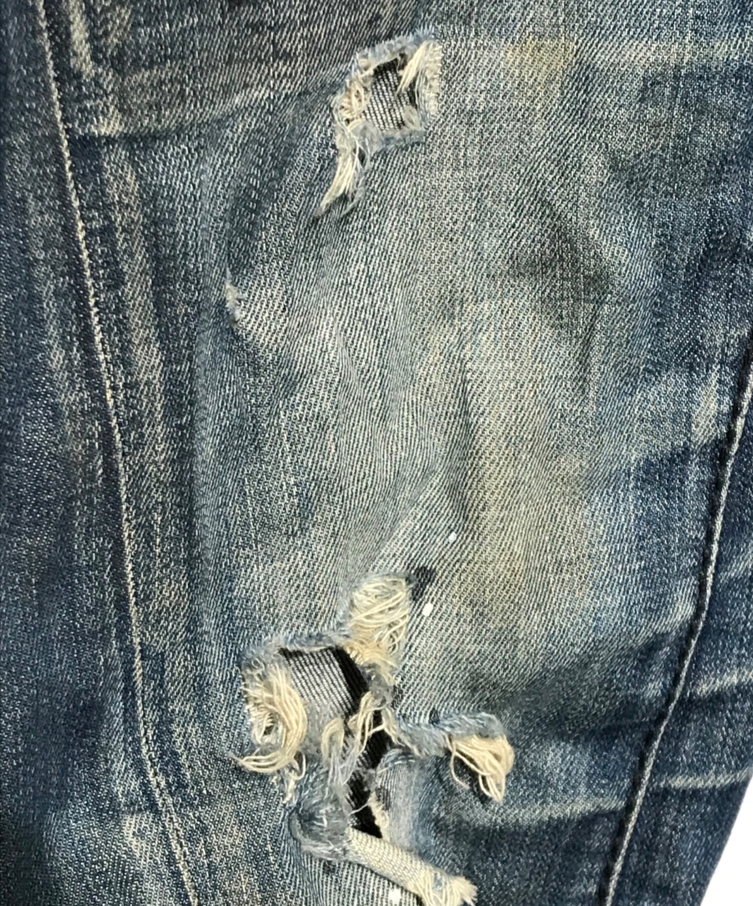 はな✿︎様　お値下げ品 DSQUARED2 (ディースクエアード) ユーズド加工 ペイントタッチ ボタン