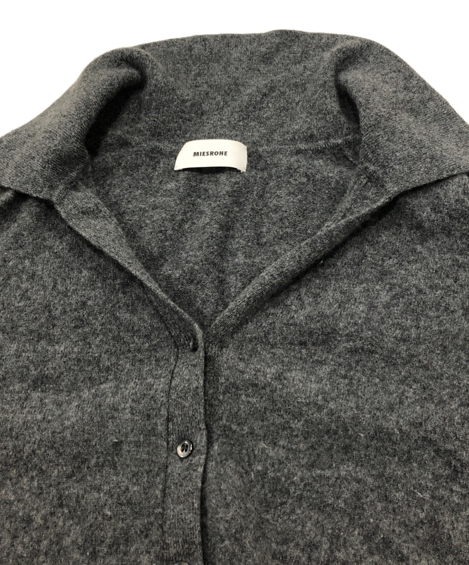 中古・古着通販】MIESROHE (ミースロエ) washableオープンカラー