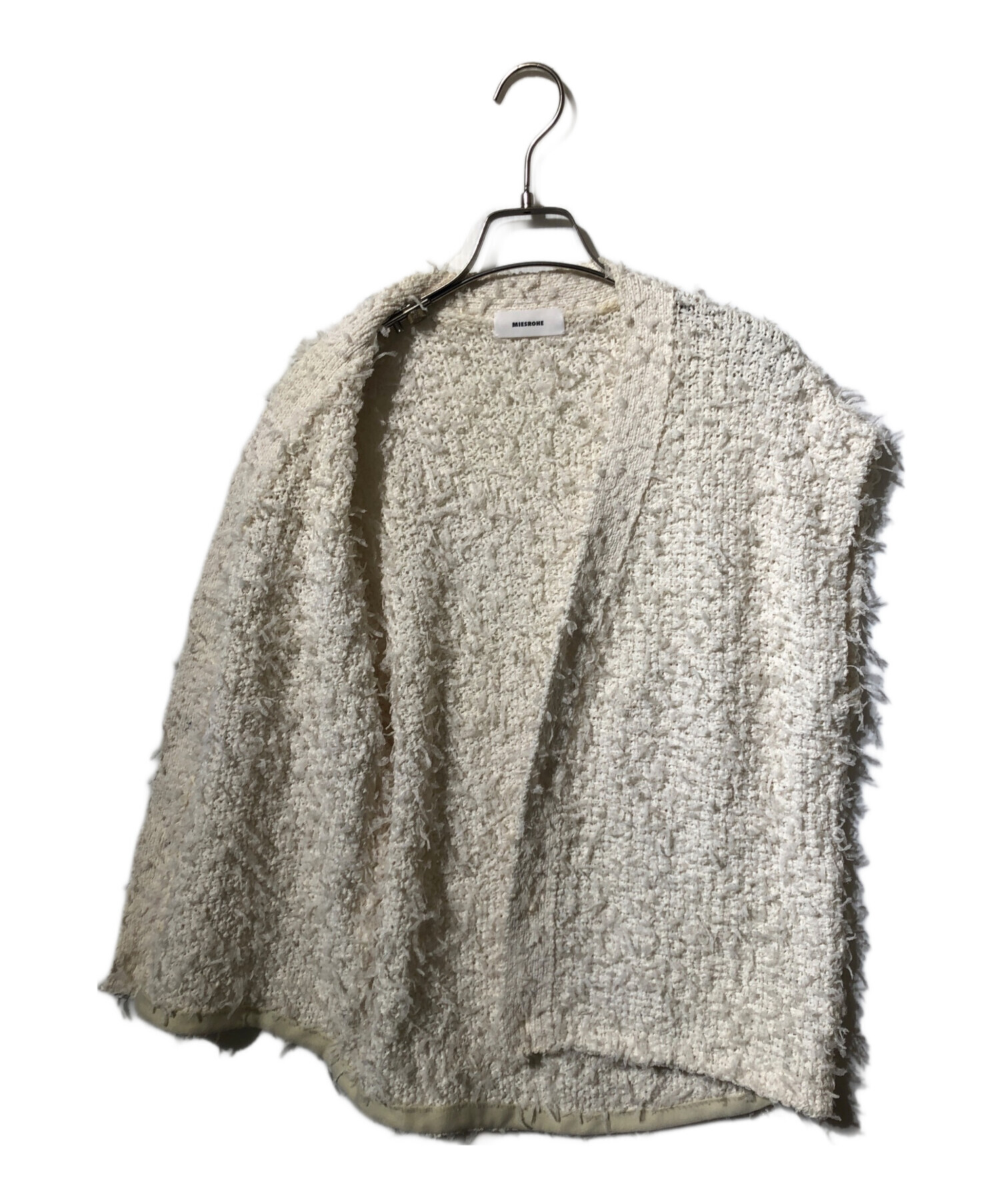 中古・古着通販】MIESROHE (ミースロエ) ウォッシャブルチュール