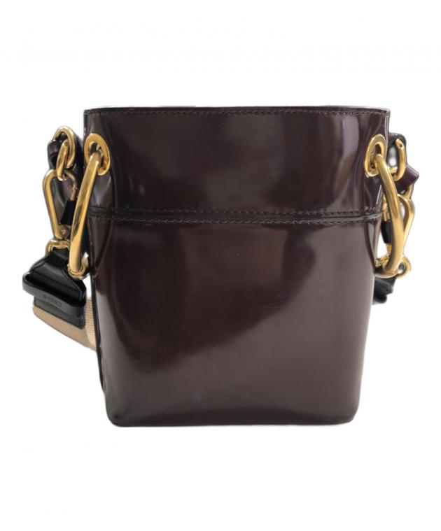 Chloé レザーショルダーバック　ボルドー　ミニショルダー　2way　お値下げ 中古・古着通販】Chloe (クロエ) ROY ロイ ミニ 2WAY レザーショルダー