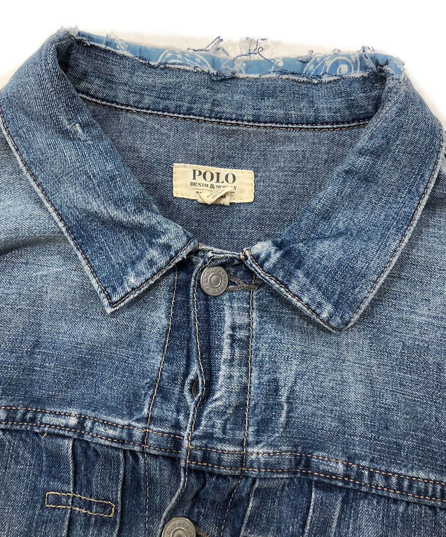 Ralph Lauren デニムジャケット　メキシコ製 RRL Ralph Lauren（ダブルアールエル） ☆RRL RALPH LAUREN 2nd