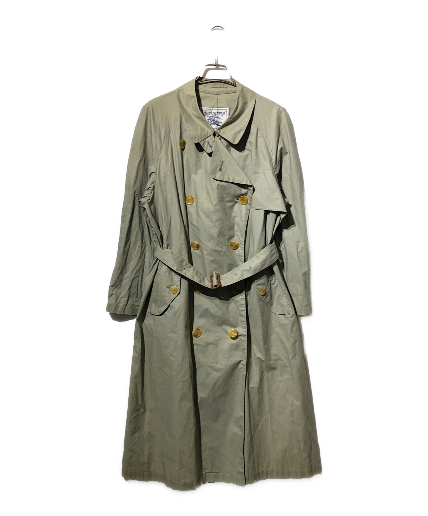 極希少 Burberry イエローベージュ トレンチコート 7AR 中古・古着通販】Burberry's (バーバリーズ) トレンチコート ベージュ