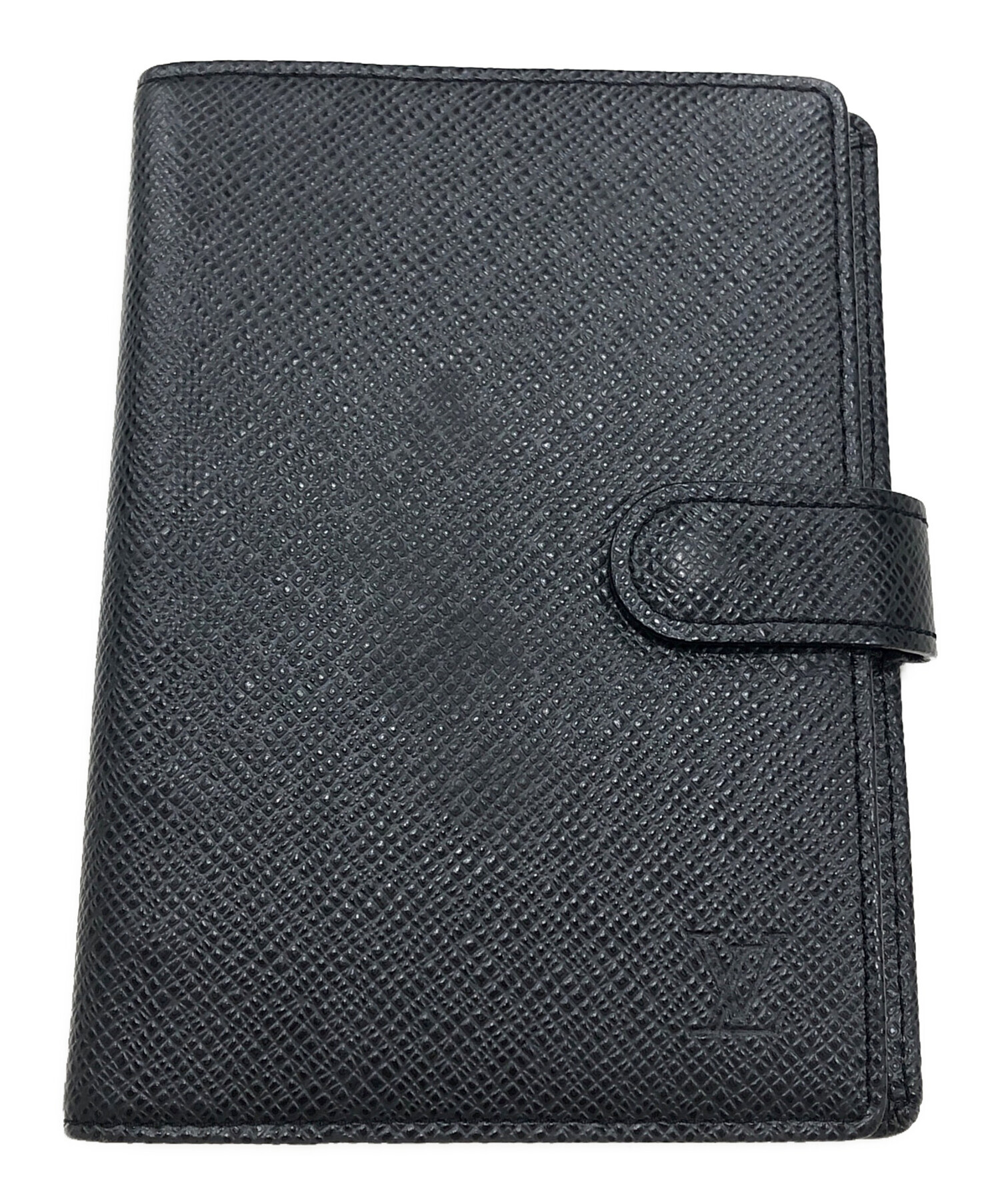 ルイ・ヴィトン 手帳カバー 黒 中古・古着通販】LOUIS VUITTON (ルイ ヴィトン) 手帳カバー ブラック